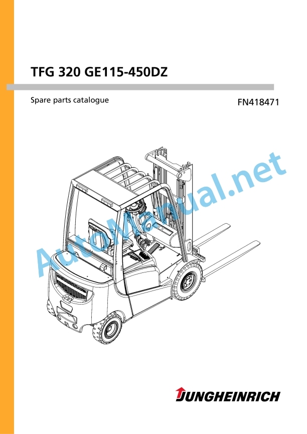 Jungheinrich TFG 320 GE115-450DZ Spare Parts Manual FN418471