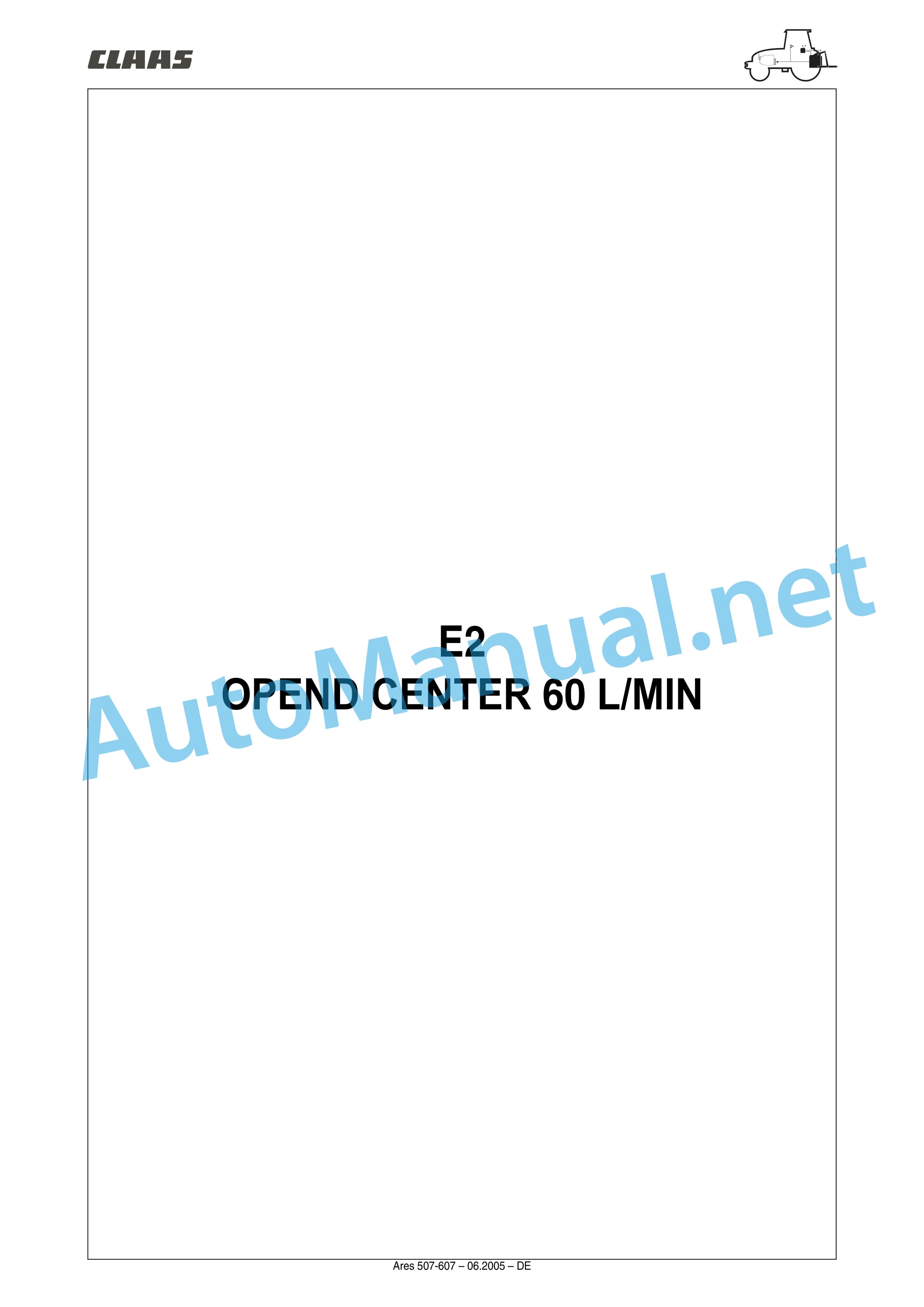 Claas ARES 697-617 ATZ (A03) Tractor Repair Manual DE 24 Claas ARES 697-617 ATZ (A03) Tractor Repair Manual DE - Image 24