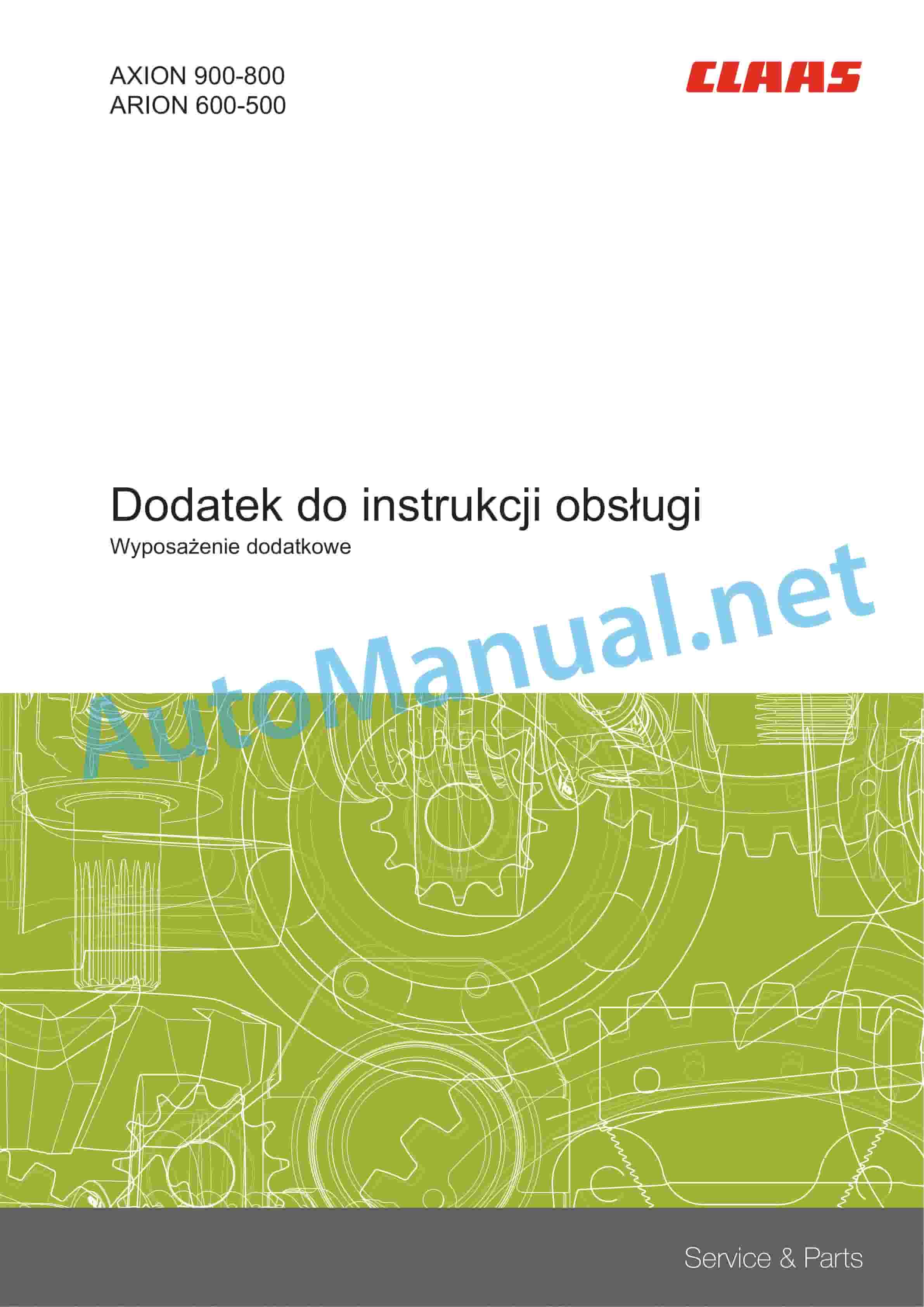 Claas ARION 550-510 Stage V (A94) Tractors Operator Manual PL 6 Claas ARION 550-510 Stage V (A94) Tractors Operator Manual PL - Image 6
