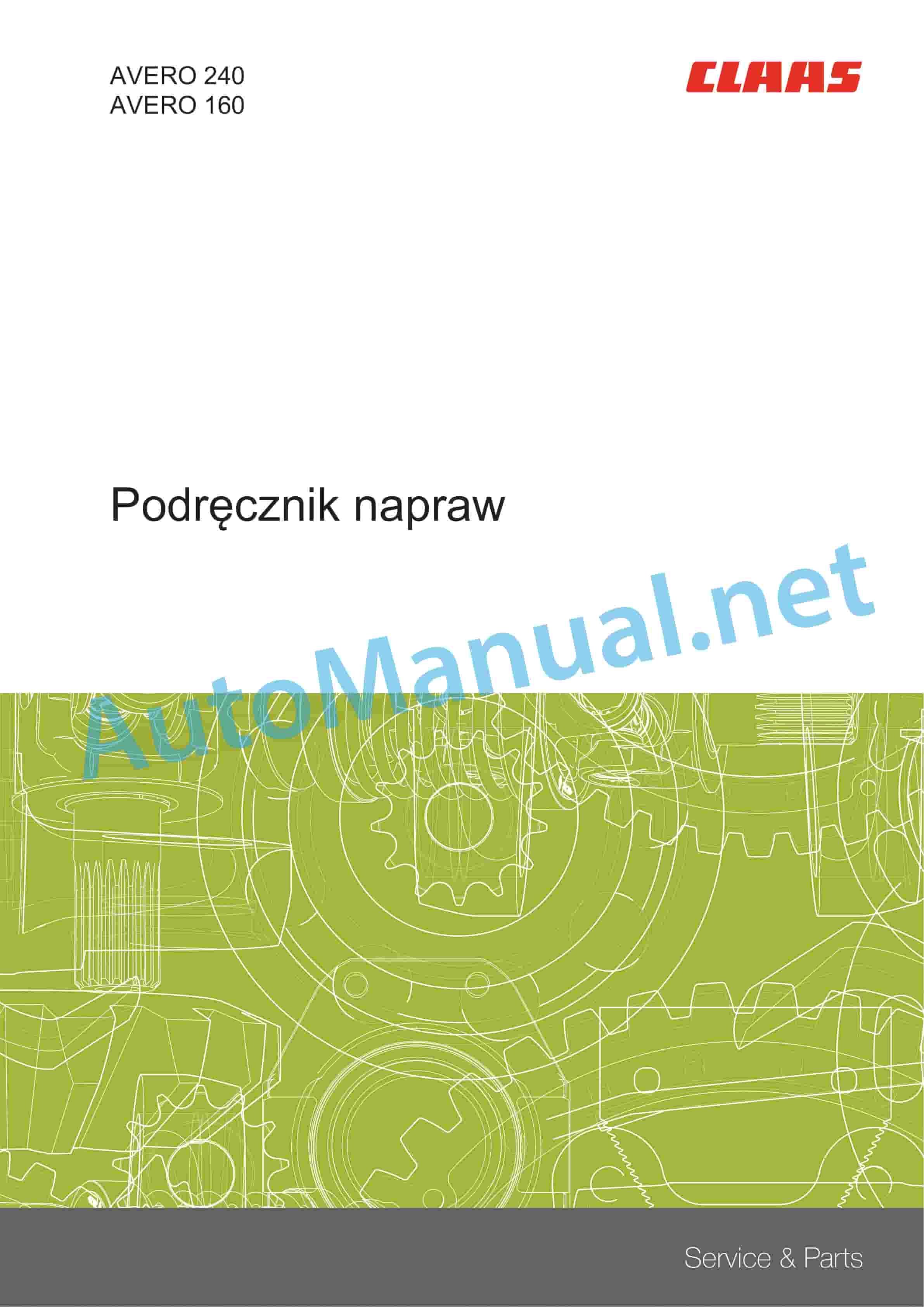 Claas AVERO 160 (560) Combine Repair Manual PL