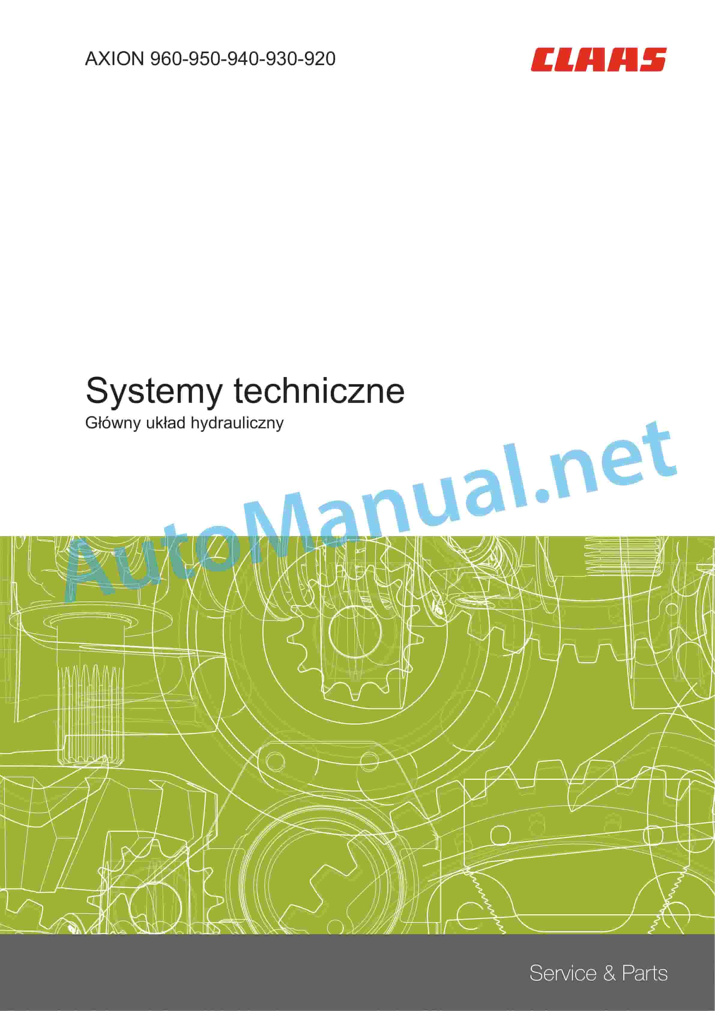 Claas AXION 960-920 (A64) Tractors Technical System PL 3 Claas AXION 960-920 (A64) Tractors Technical System PL - Image 3