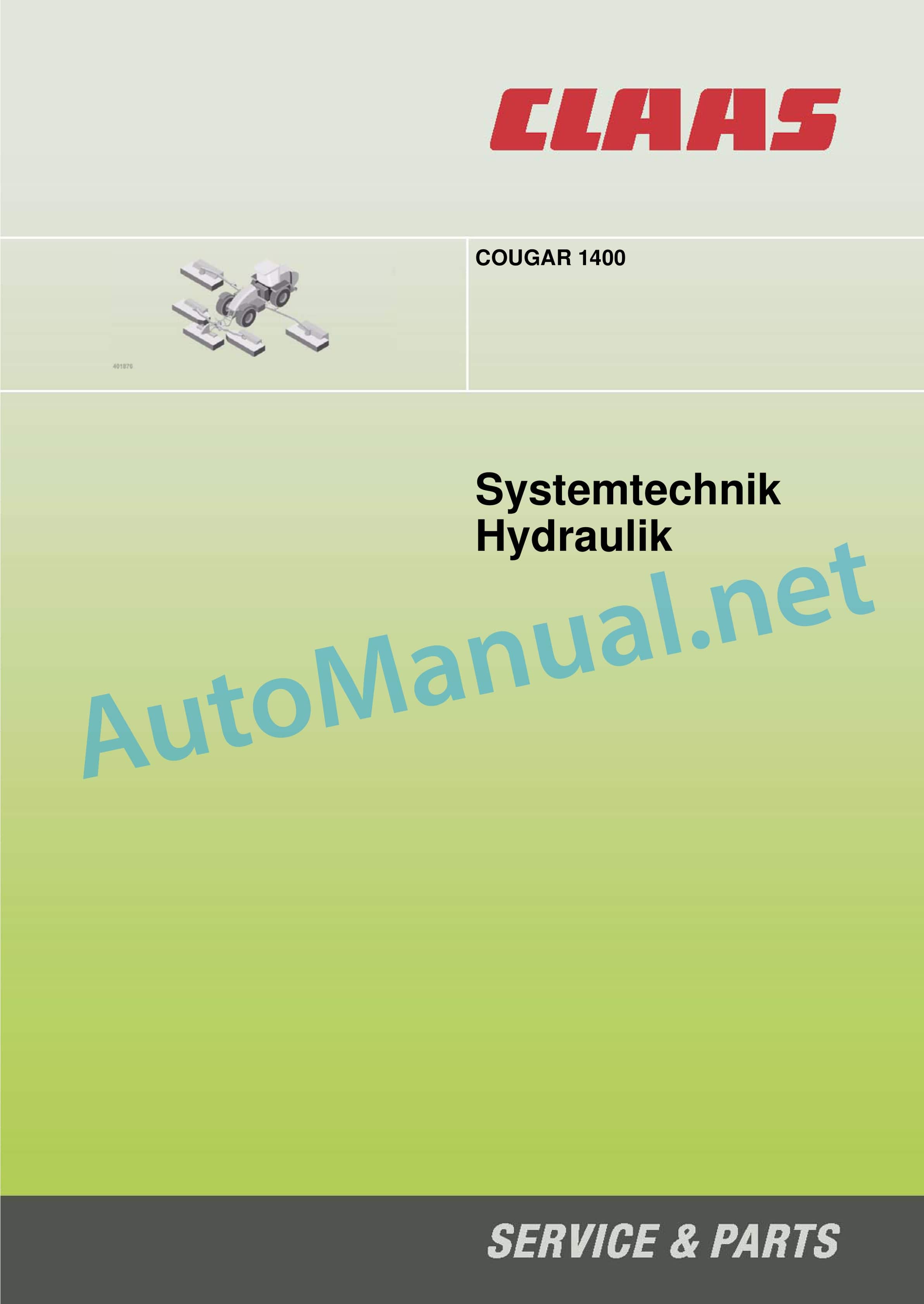 Claas COUGAR (789) Mowers Technical System DE 1 Claas COUGAR (789) Mowers Technical System DE