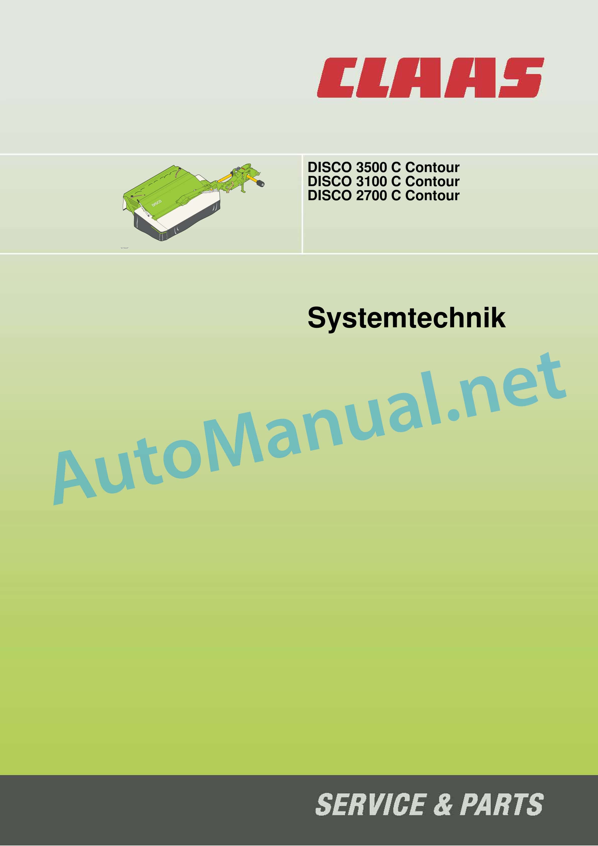 Alternative view of Claas DISCO 3500 CRC (998) Mowers Technical System DE