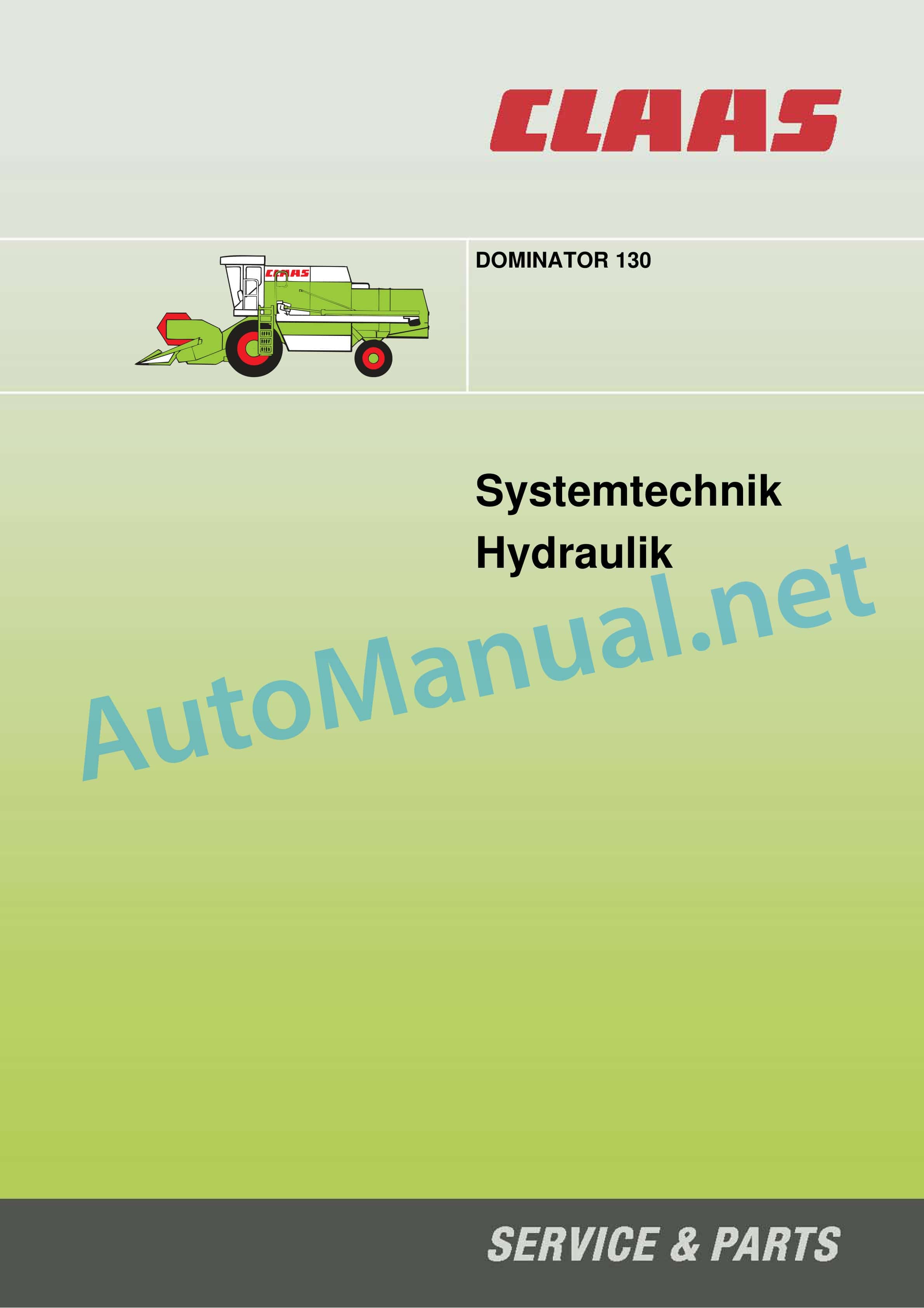 Claas DOMINATOR 130 68 S (156) Combine Technical System DE 2 Claas DOMINATOR 130 68 S (156) Combine Technical System DE - Image 2