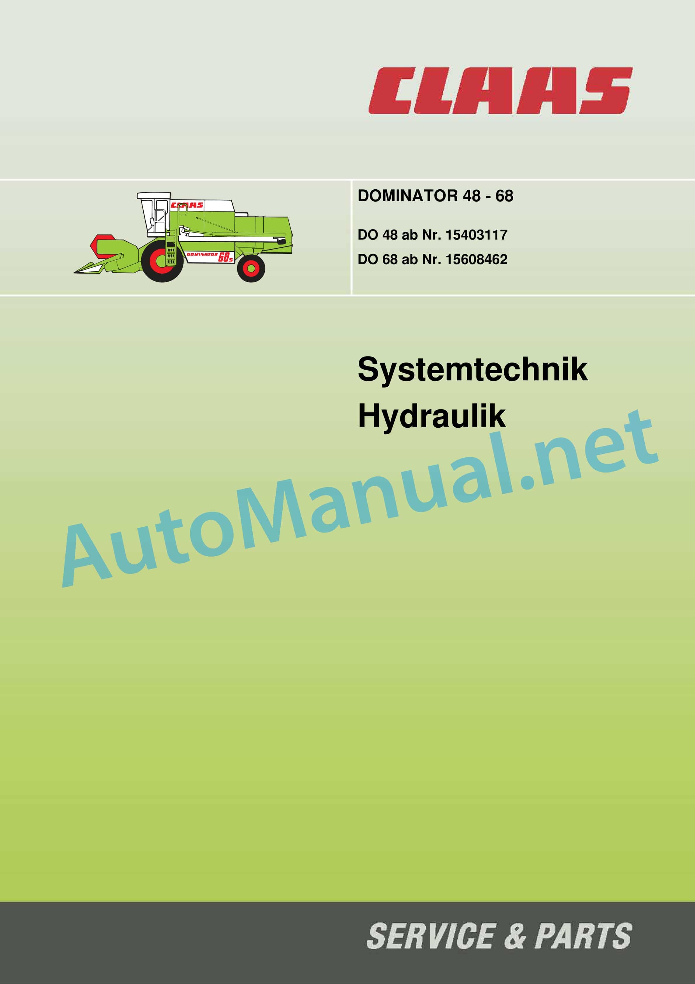 Claas DOMINATOR 130 68 S (156) Combine Technical System DE 4 Claas DOMINATOR 130 68 S (156) Combine Technical System DE - Image 4