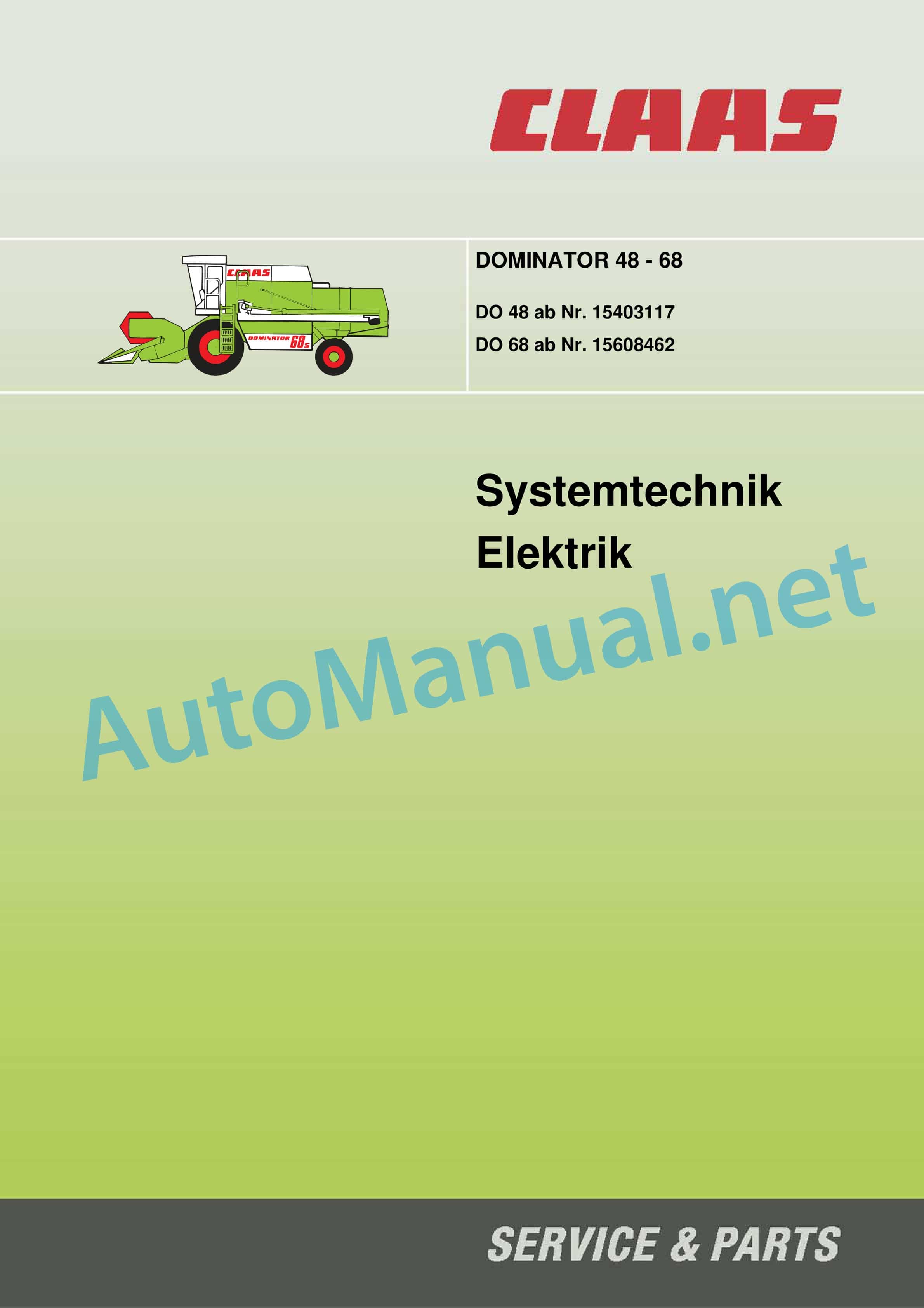 Claas DOMINATOR 130 68 S (156) Combine Technical System DE 5 Claas DOMINATOR 130 68 S (156) Combine Technical System DE - Image 5