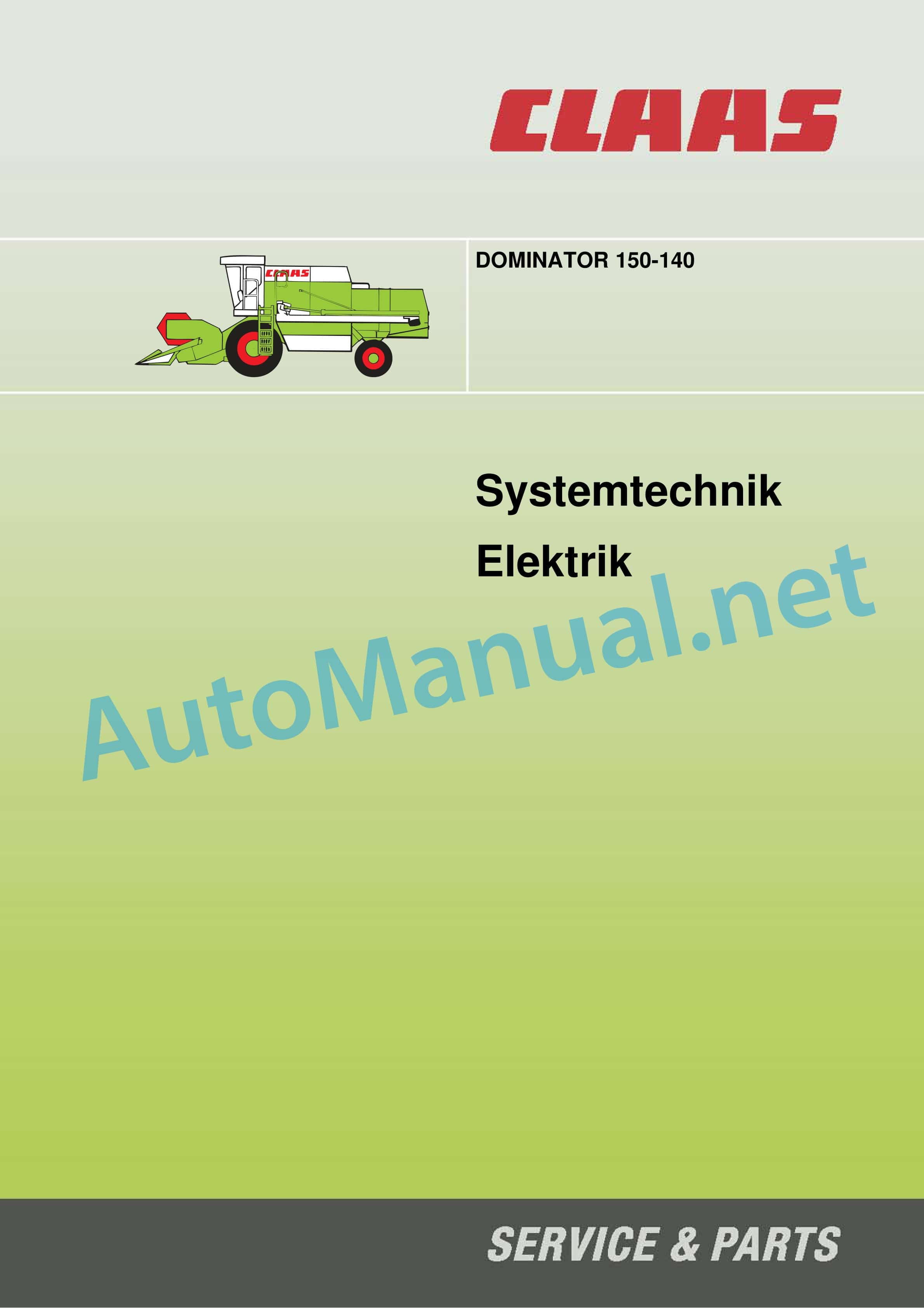 Claas DOMINATOR 150 140 (200) Combine Technical System DE 2 Claas DOMINATOR 150 140 (200) Combine Technical System DE - Image 2