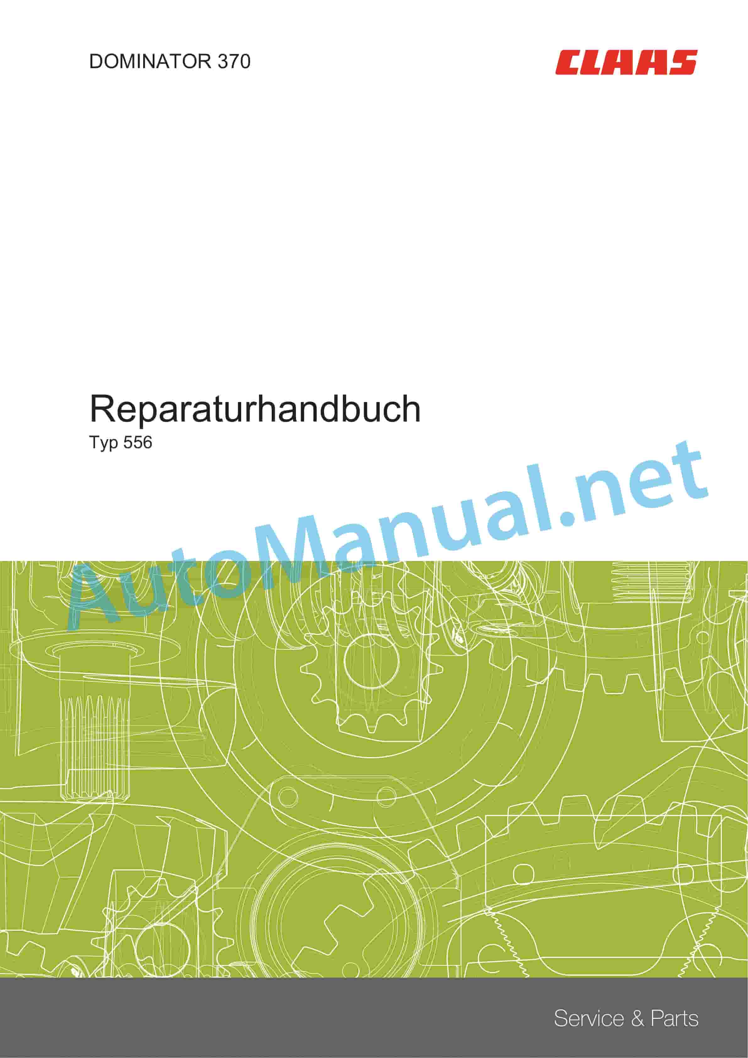 Claas DOMINATOR 370 (556) Combine Repair Manual DE 2 Claas DOMINATOR 370 (556) Combine Repair Manual DE - Image 2