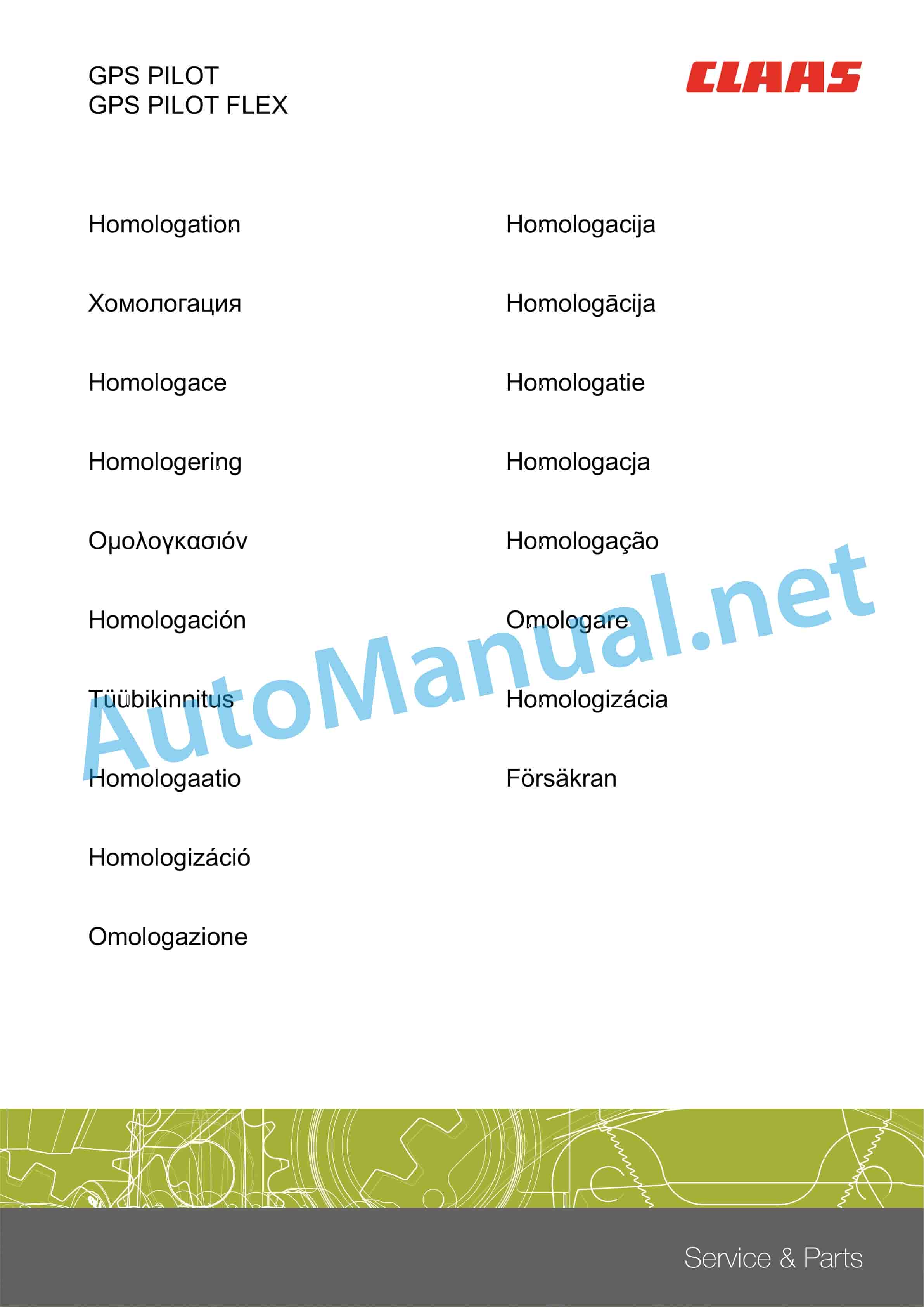 Claas GPS PILOT FLEX (B87) Digital solutions Operator Manual DE 8 Claas GPS PILOT FLEX (B87) Digital solutions Operator Manual DE - Image 8