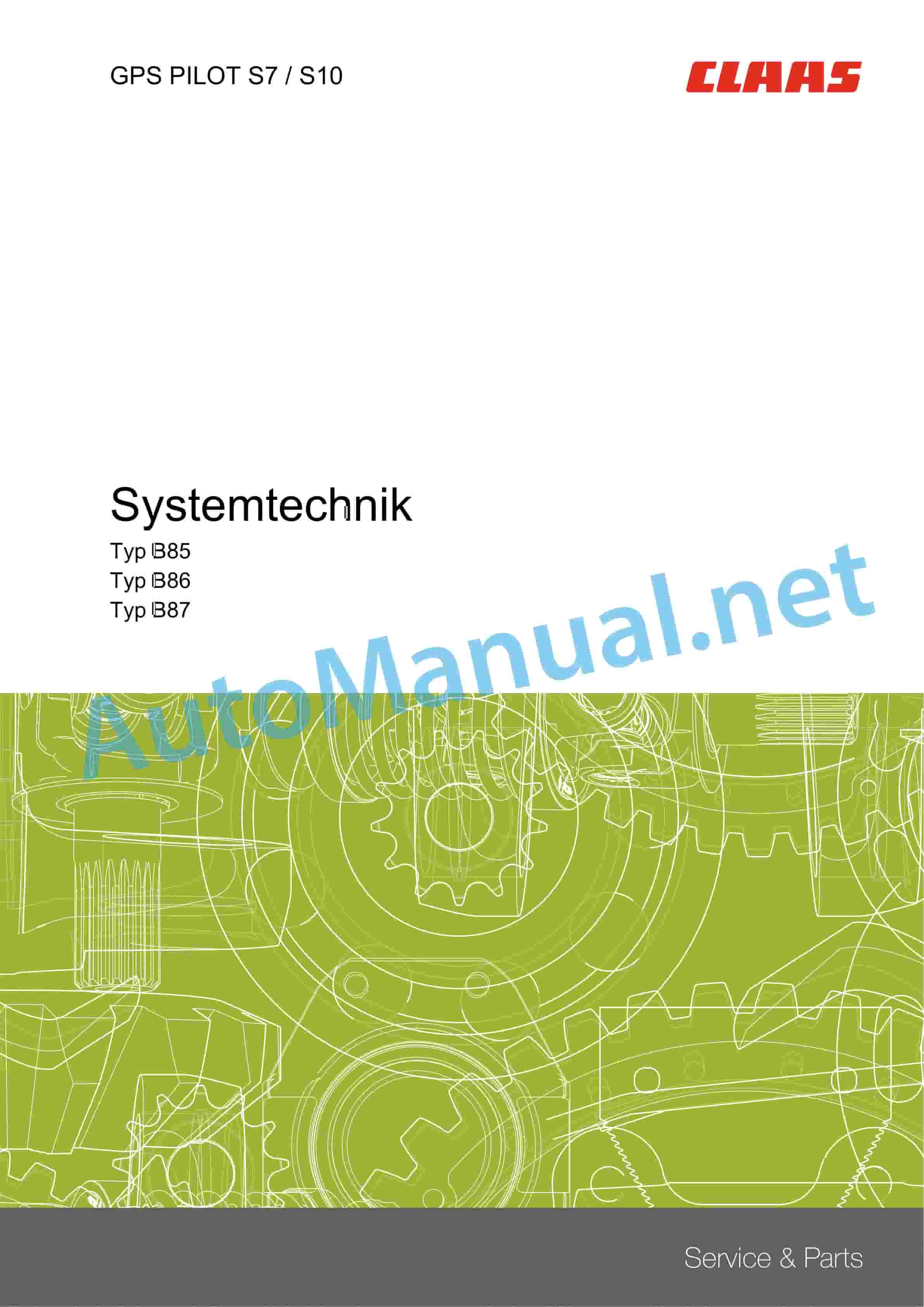 Claas GPS PILOT - Hydraulic (B85) Digital solutions Technical System DE 2 Claas GPS PILOT - Hydraulic (B85) Digital solutions Technical System DE - Image 2