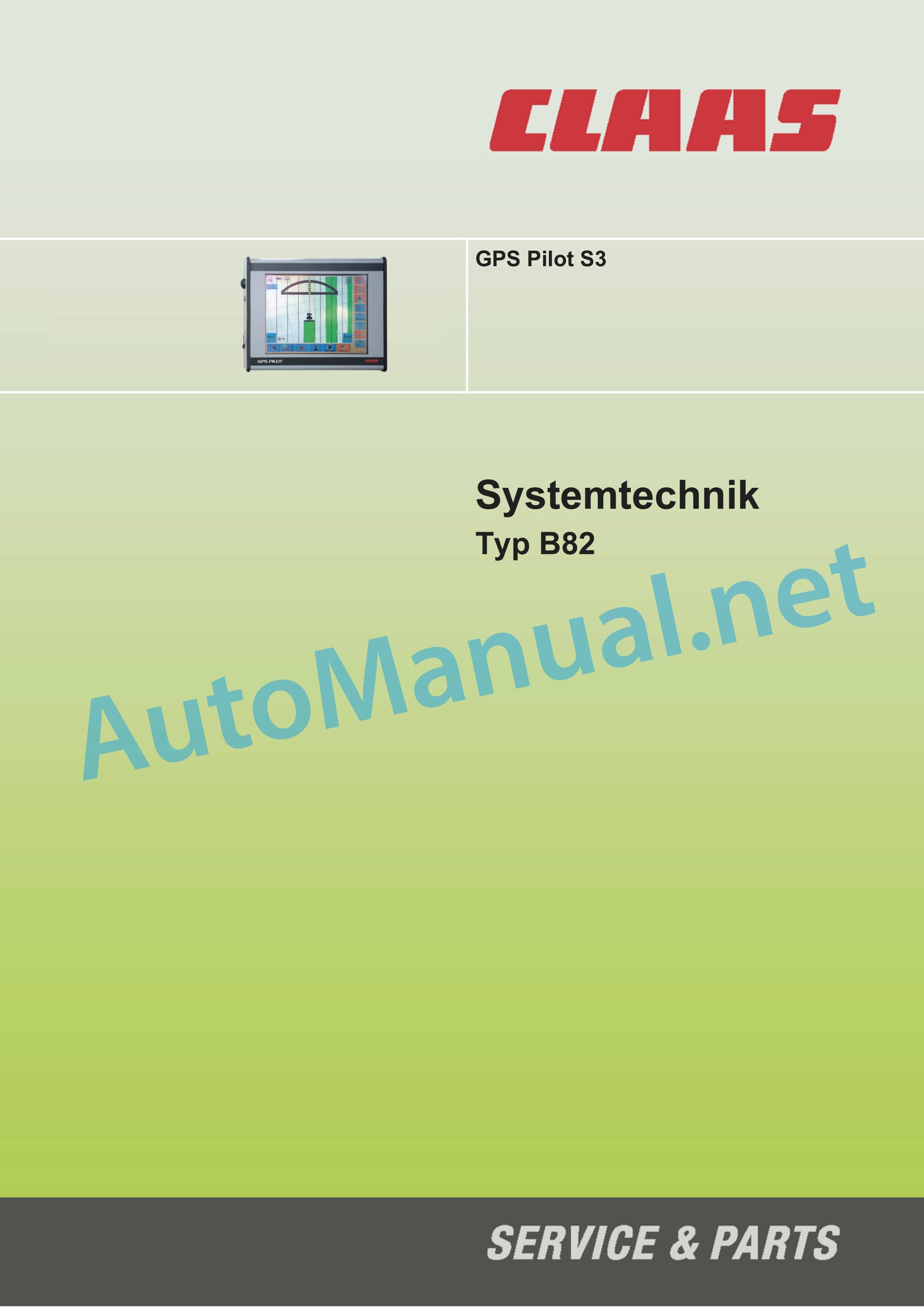 Claas GPS PILOT S3 TERMINAL (B82) Digital solutions Technical System DE 2 Claas GPS PILOT S3 TERMINAL (B82) Digital solutions Technical System DE - Image 2