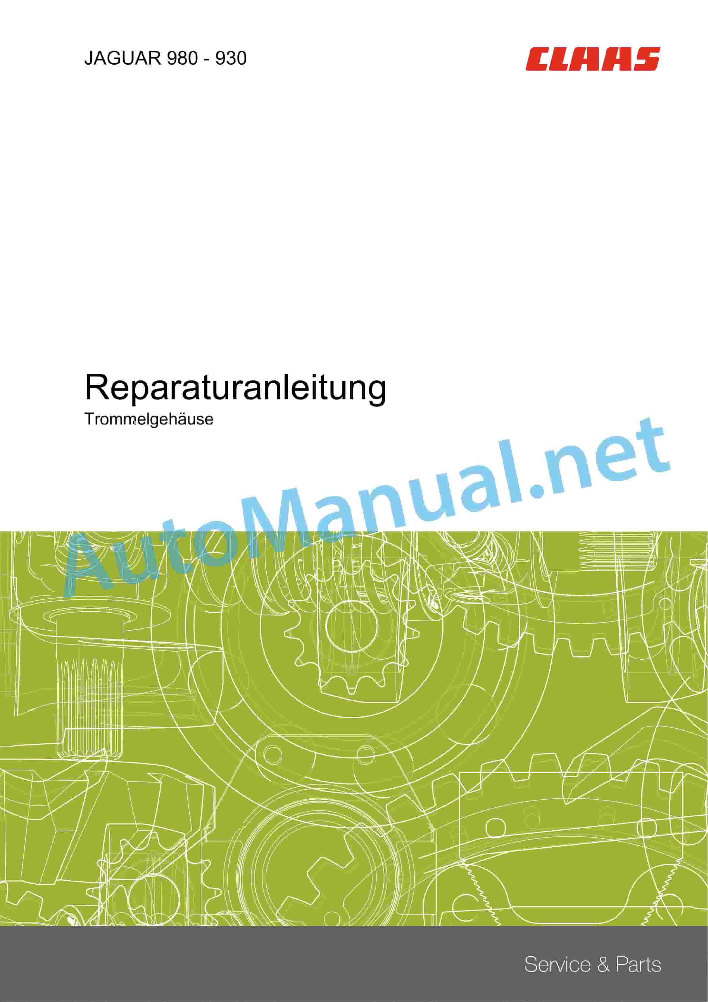 Claas JAGUAR 980-930 (497) Forage Harvesters Repair Manual DE 15 Claas JAGUAR 980-930 (497) Forage Harvesters Repair Manual DE - Image 15