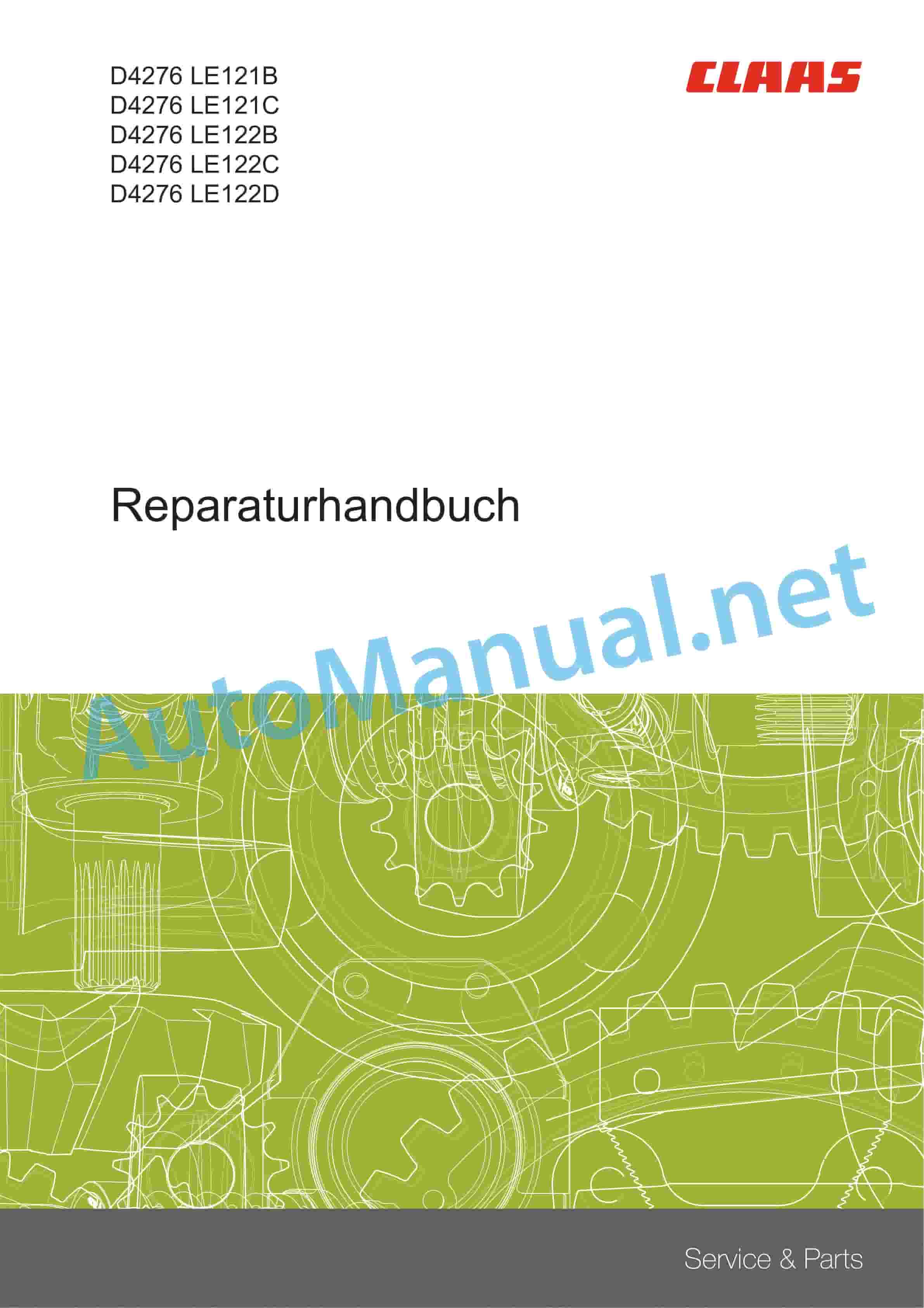 Claas JAGUAR 990-930 (502) Forage Harvesters Repair Manual DE 7 Claas JAGUAR 990-930 (502) Forage Harvesters Repair Manual DE - Image 7