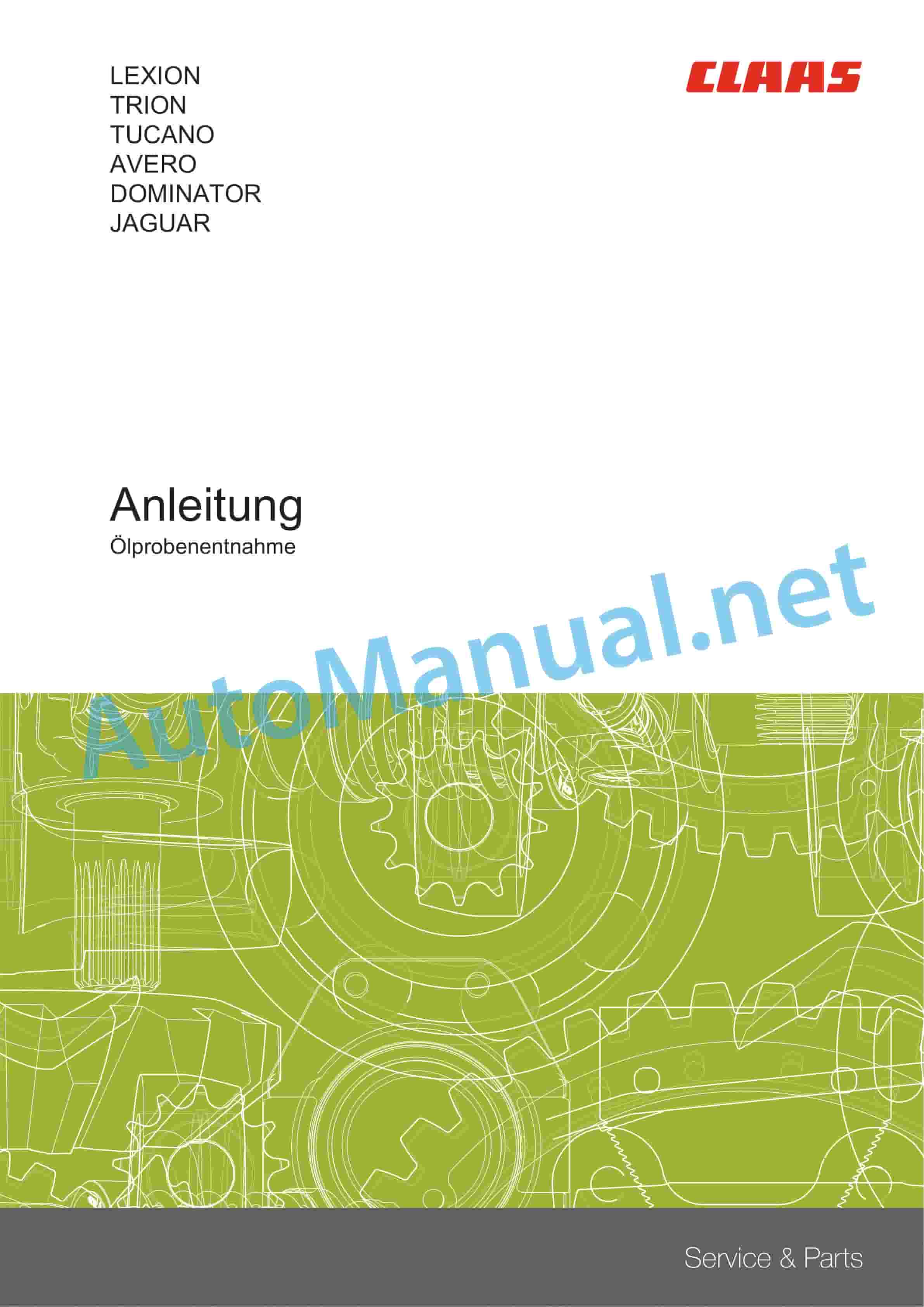 Claas JAGUAR 990 960 TERRA TRAC (499) Forage Harvesters Repair Manual DE 12 Claas JAGUAR 990 960 TERRA TRAC (499) Forage Harvesters Repair Manual DE - Image 12