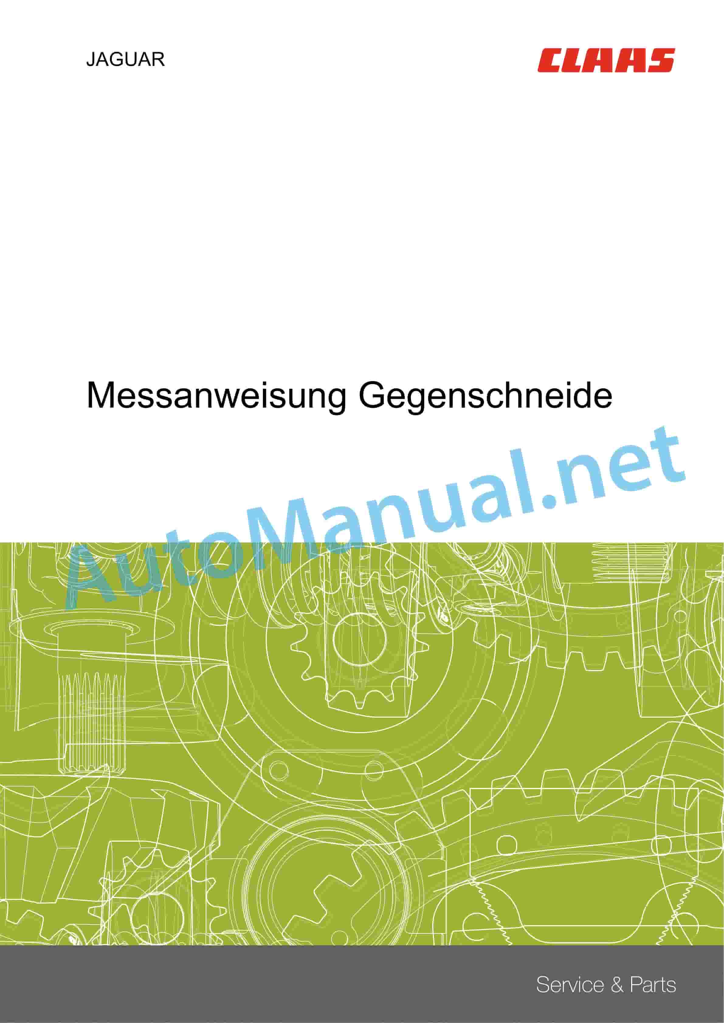 Claas JAGUAR 990 960 TERRA TRAC (499) Forage Harvesters Repair Manual DE 4 Claas JAGUAR 990 960 TERRA TRAC (499) Forage Harvesters Repair Manual DE - Image 4