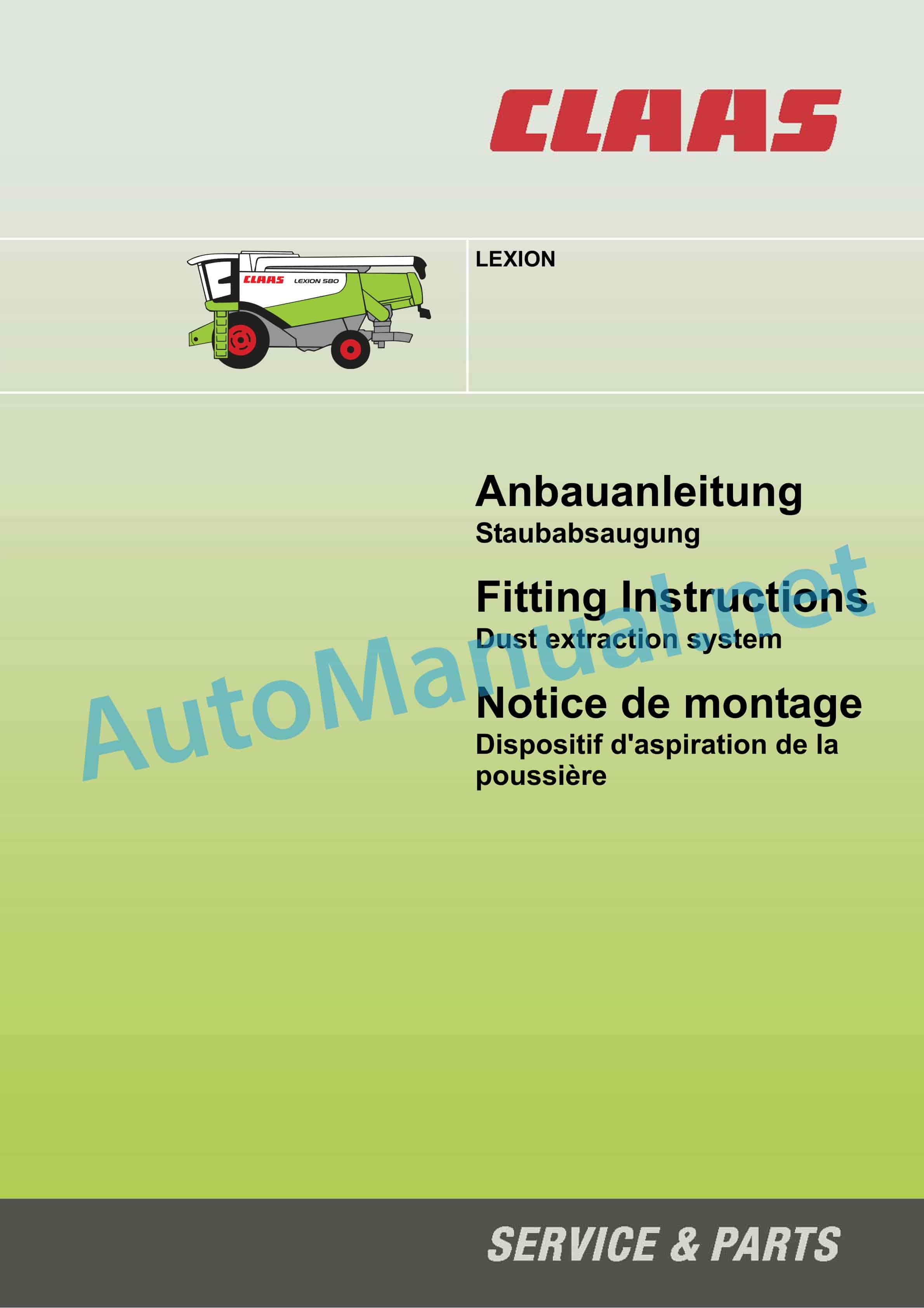 Claas LEXION 530-520 MONTANA (582) Combine Assembly Instruction DE 5 Claas LEXION 530-520 MONTANA (582) Combine Assembly Instruction DE - Image 5