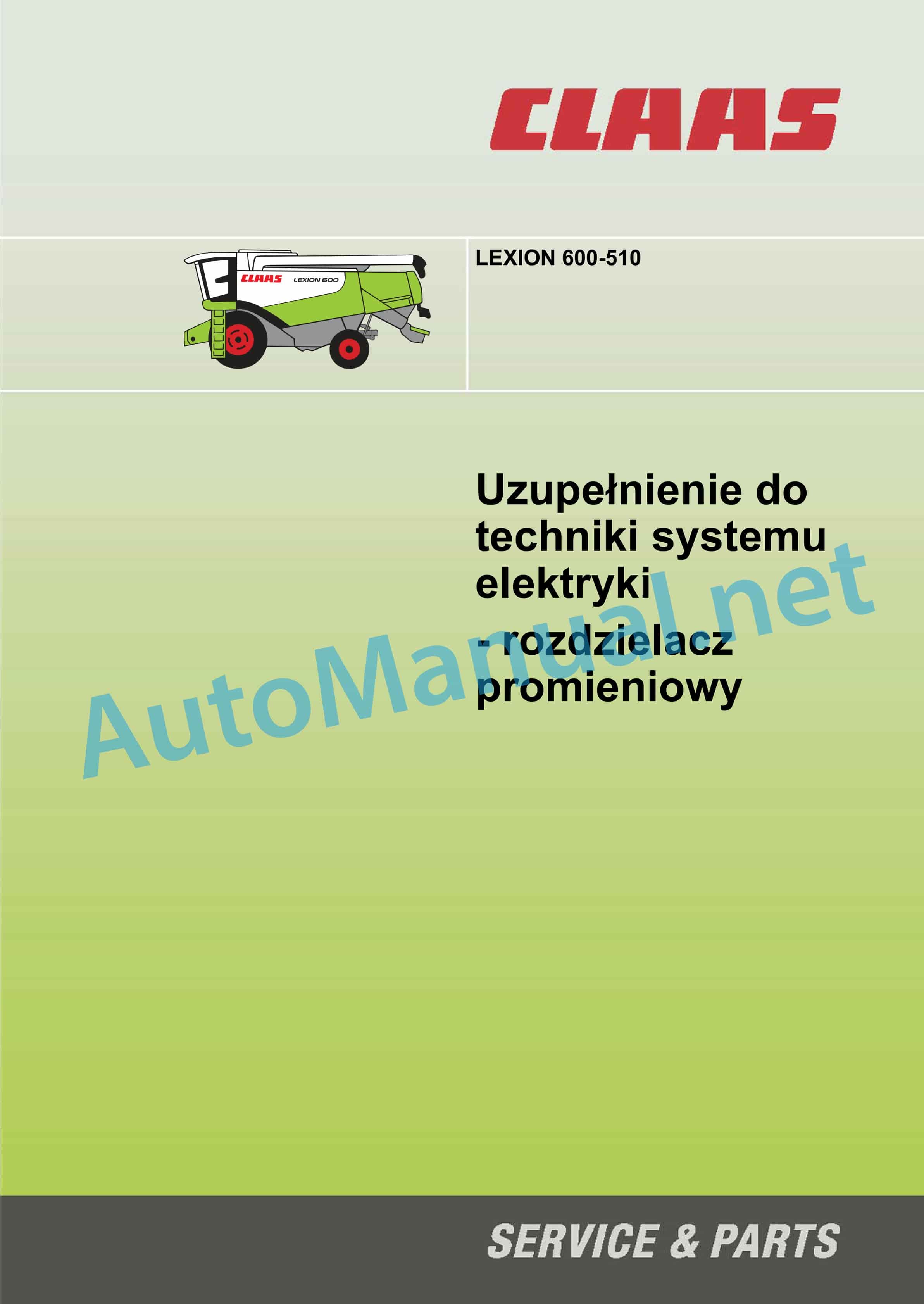 Claas LEXION 530-520 MONTANA (582) Combine Technical System PL 3 Claas LEXION 530-520 MONTANA (582) Combine Technical System PL - Image 3