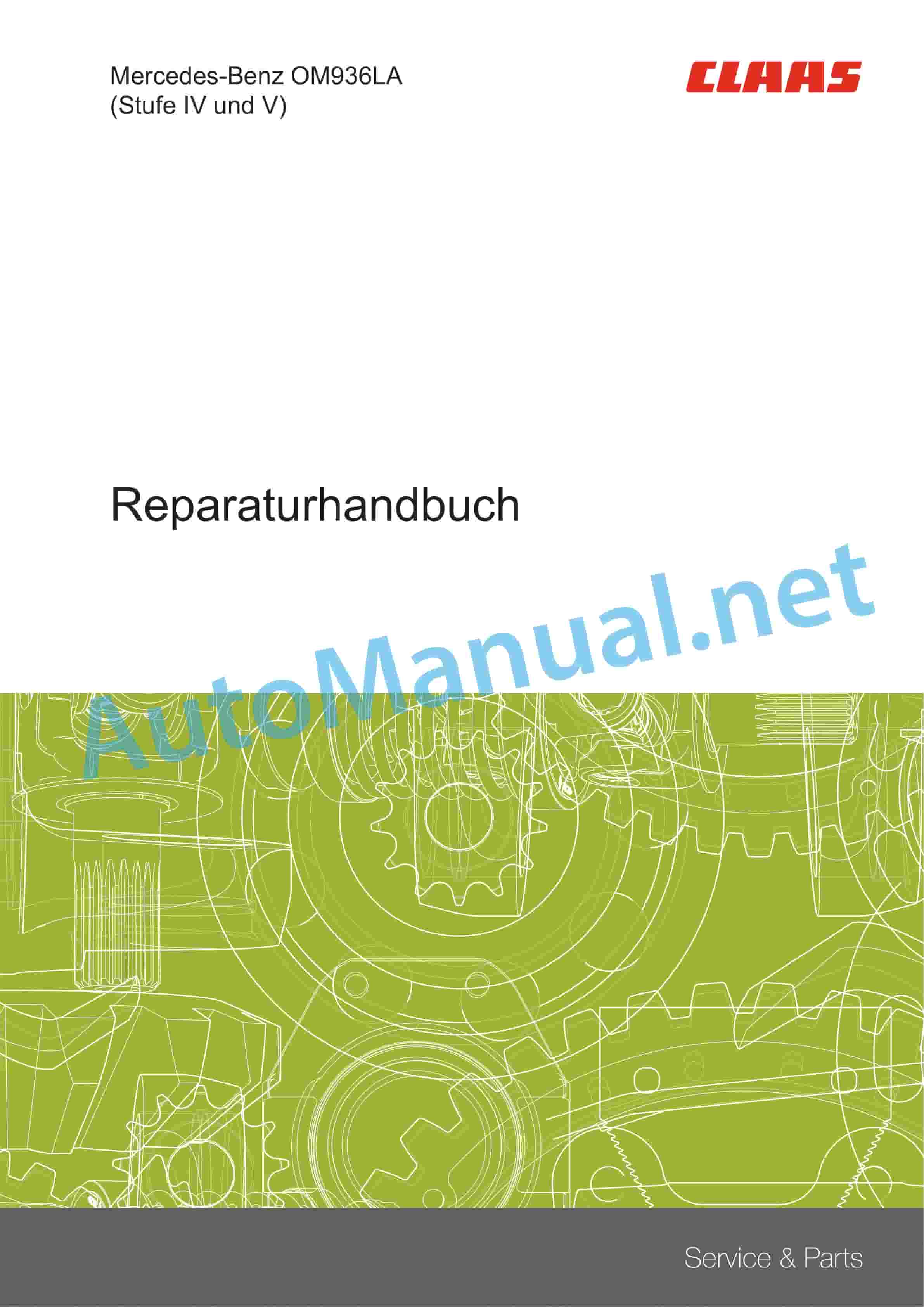 Claas LEXION 630-620 (C73) Combine Repair Manual DE 4 Claas LEXION 630-620 (C73) Combine Repair Manual DE - Image 4