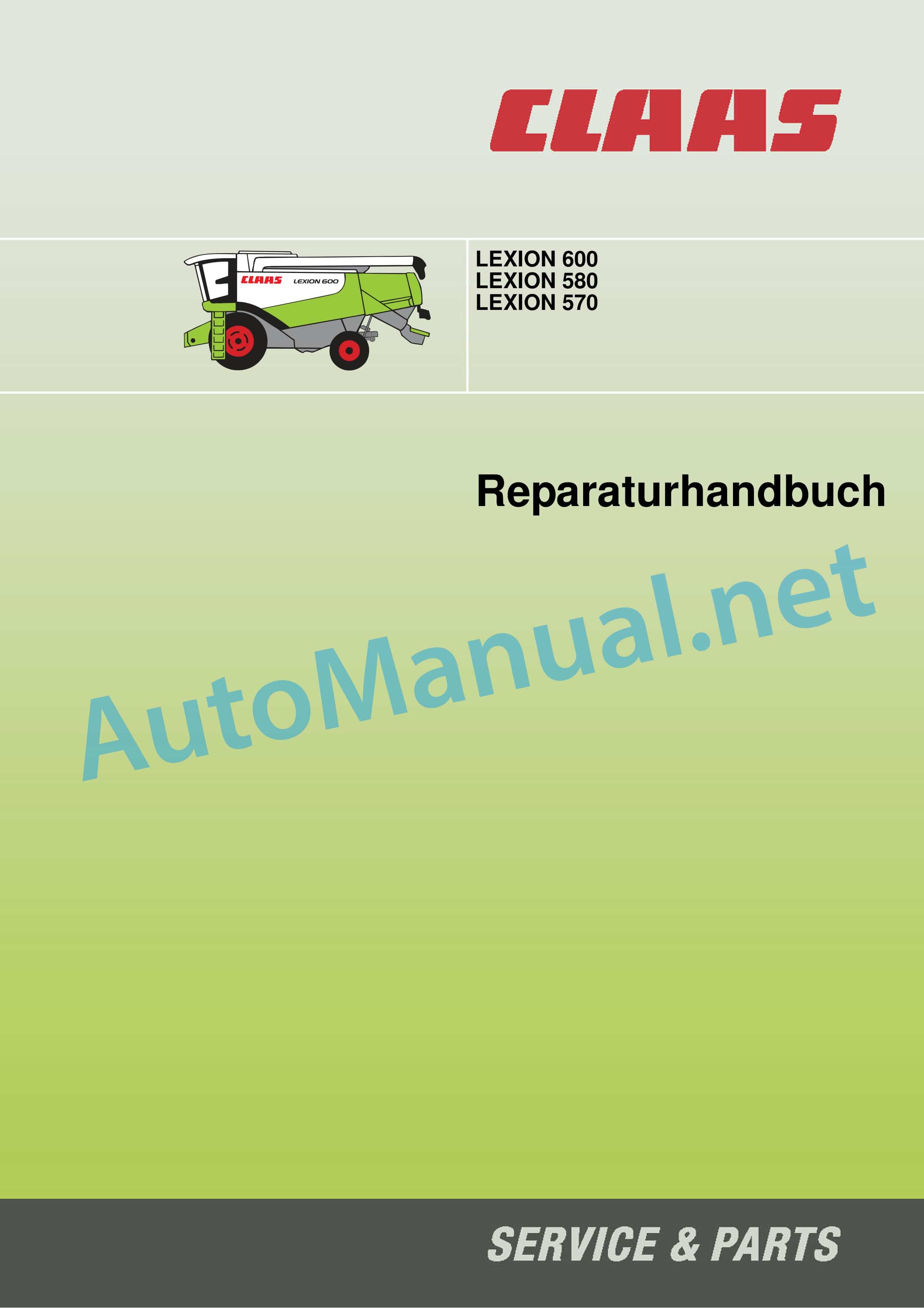 Claas LEXION 670 (C44) Combine Repair Manual DE 4 Claas LEXION 670 (C44) Combine Repair Manual DE - Image 4