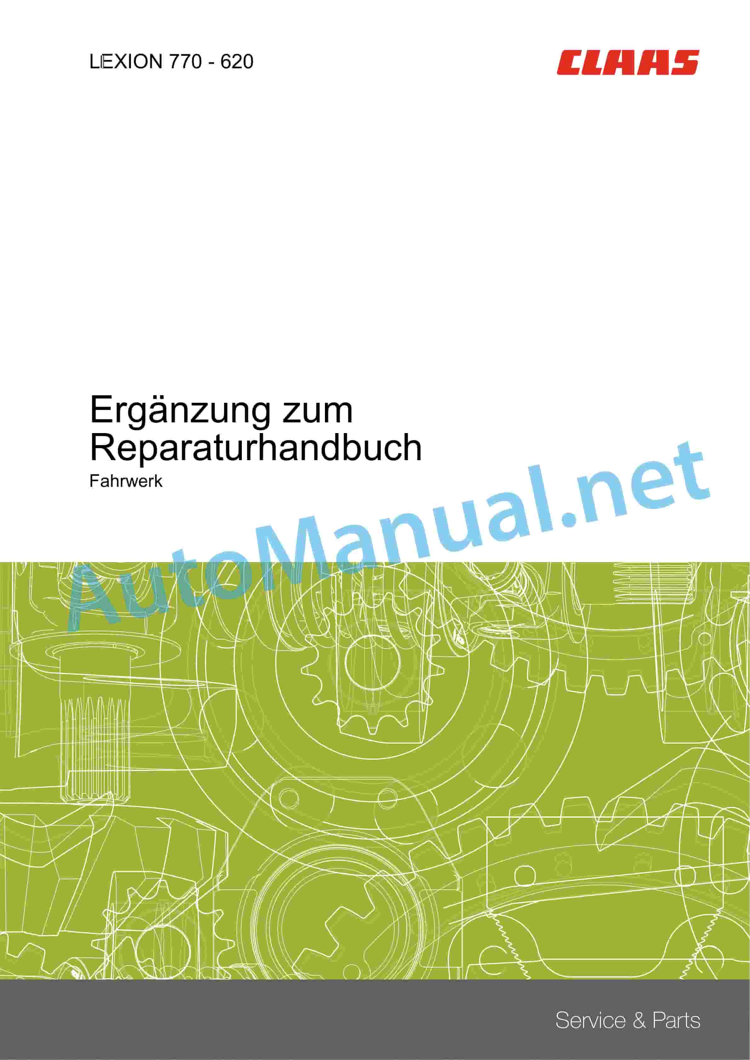 Claas LEXION 670 (C77) Combine Repair Manual DE 2 Claas LEXION 670 (C77) Combine Repair Manual DE - Image 2