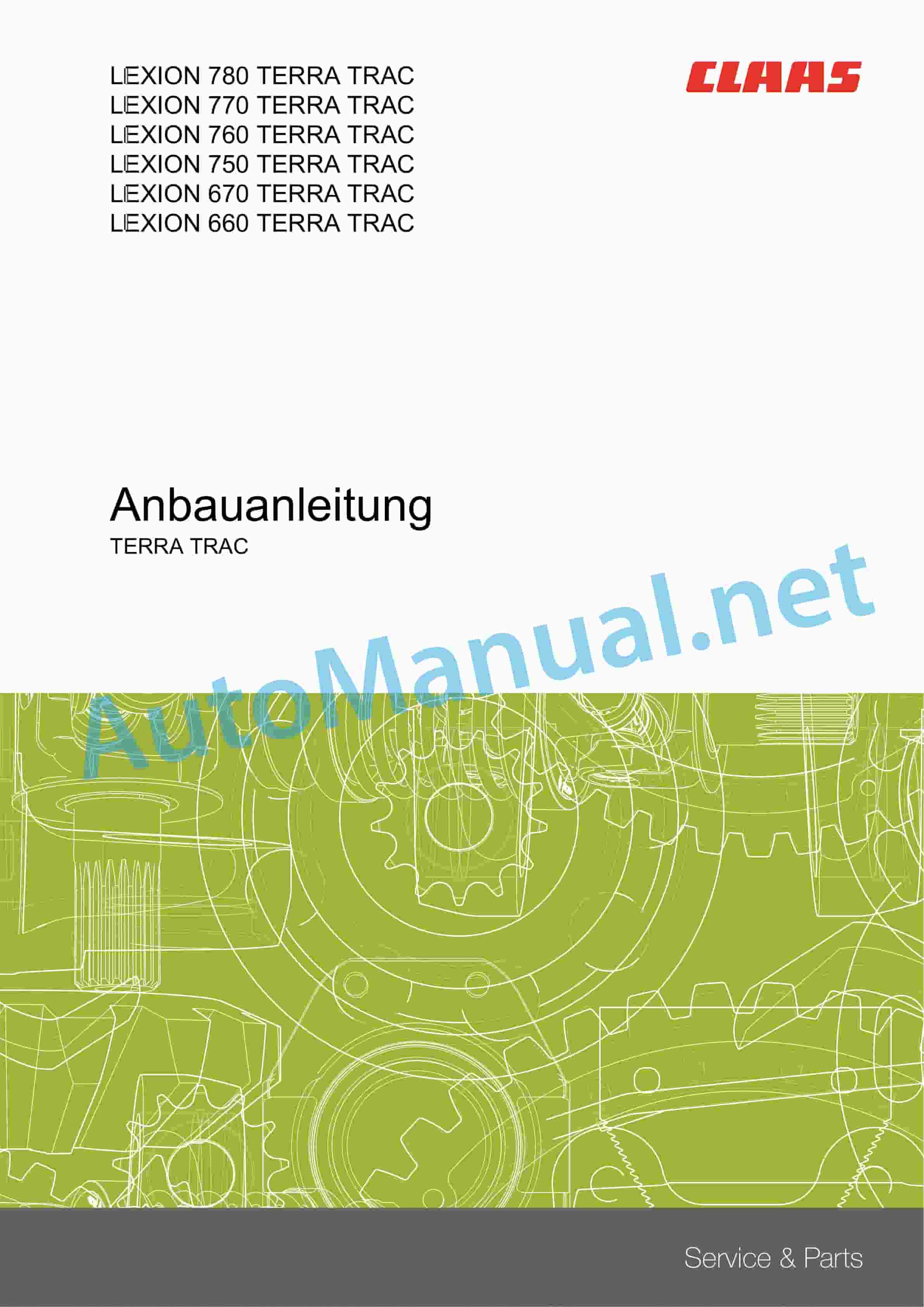 Claas LEXION 760-740 (C65) Combine Assembly Instruction DE