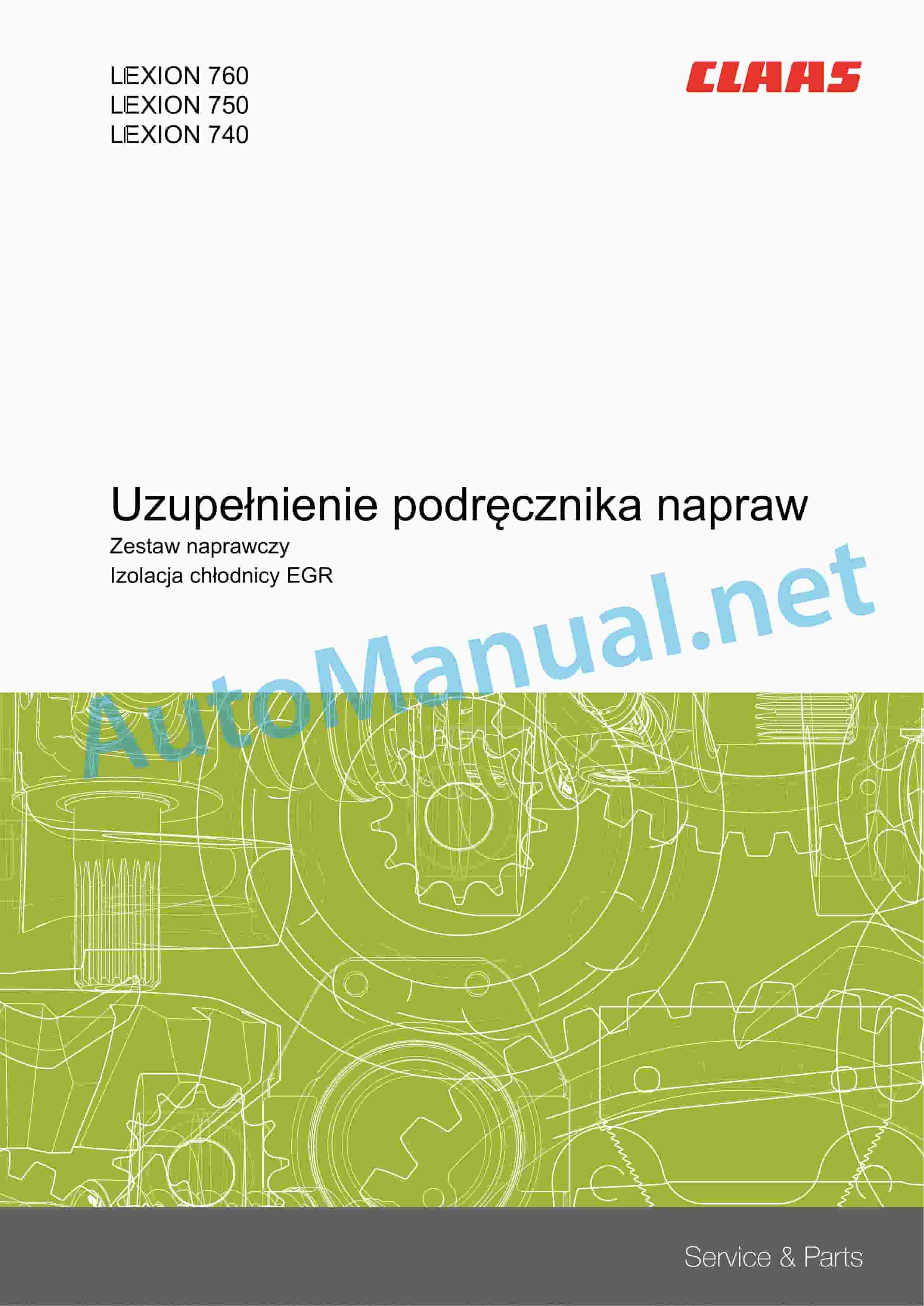 Claas LEXION 760-740 (C65) Combine Repair Manual PL 5 Claas LEXION 760-740 (C65) Combine Repair Manual PL - Image 5