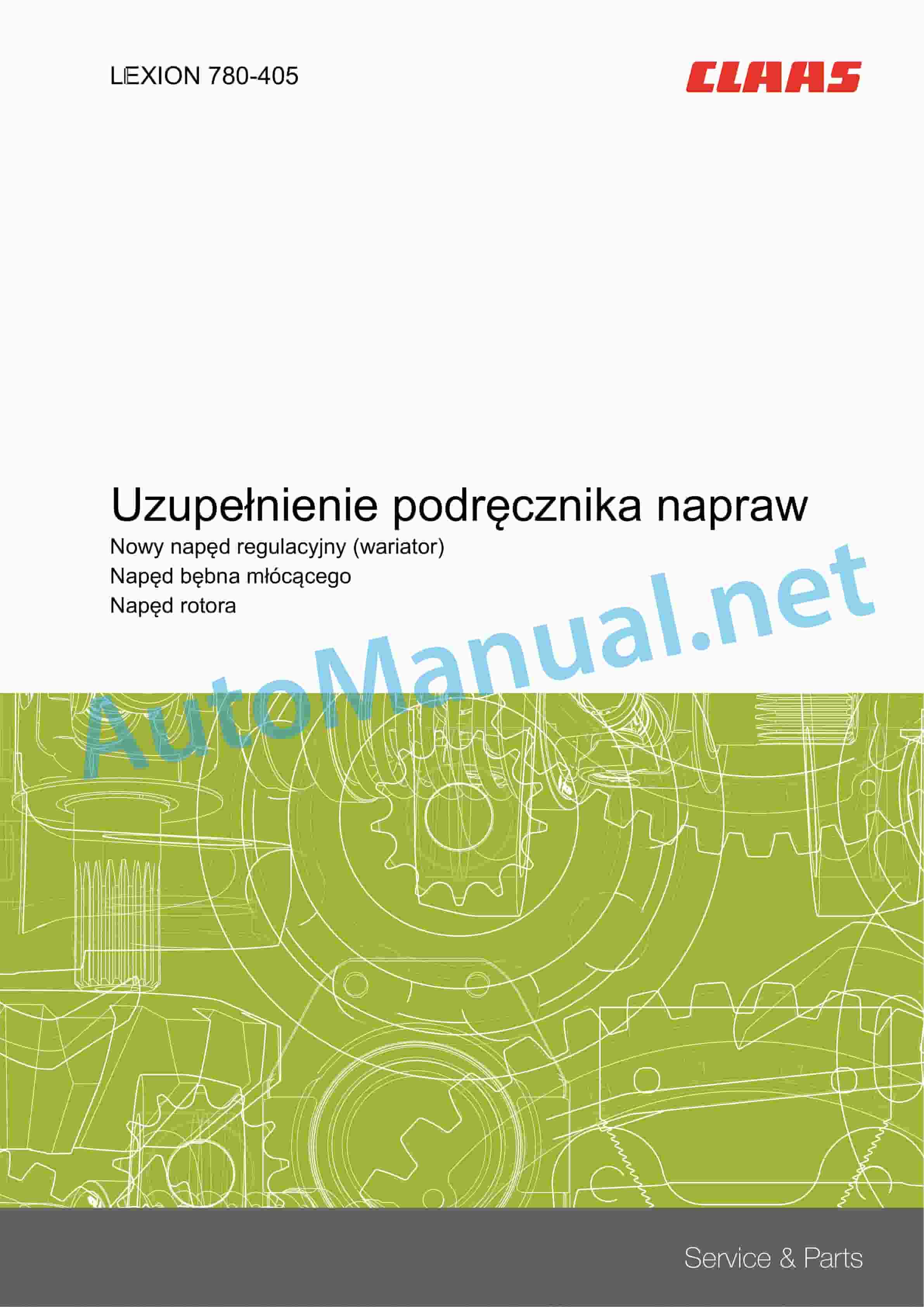 Claas LEXION 770 (C59) Combine Repair Manual PL 4 Claas LEXION 770 (C59) Combine Repair Manual PL - Image 4