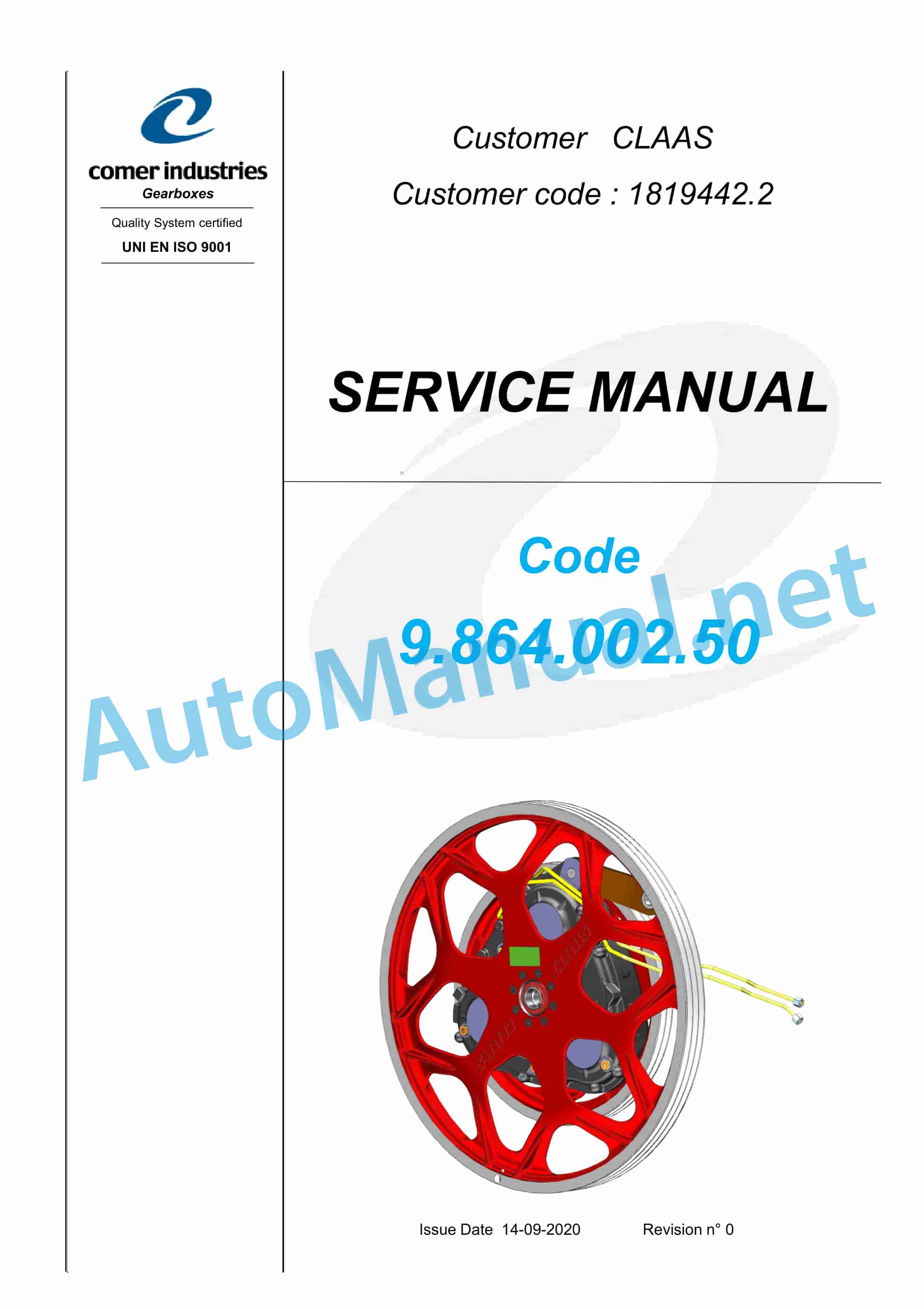 Claas LEXION 8900-8700 (C86) Combine Repair Manual DE 8 Claas LEXION 8900-8700 (C86) Combine Repair Manual DE - Image 8