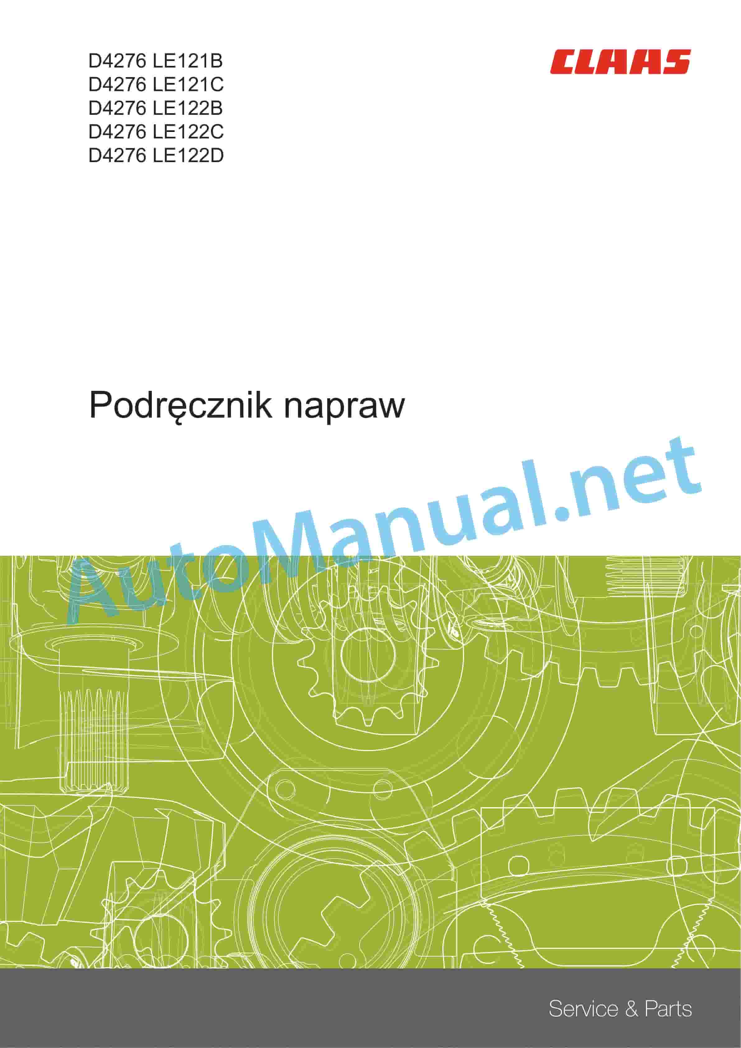 Claas LEXION 8900-8700 (C86) Combine Repair Manual PL 4 Claas LEXION 8900-8700 (C86) Combine Repair Manual PL - Image 4