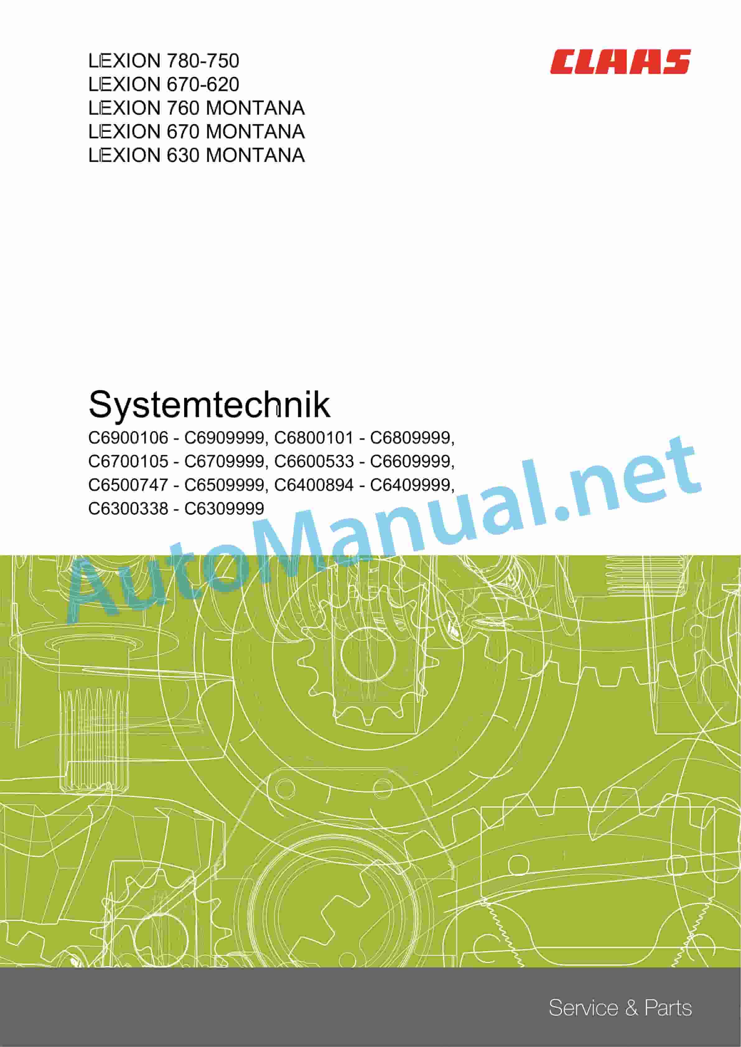 Claas MAXFLEX 1350-1050 (531) Combine Technical System DE 2 Claas MAXFLEX 1350-1050 (531) Combine Technical System DE - Image 2