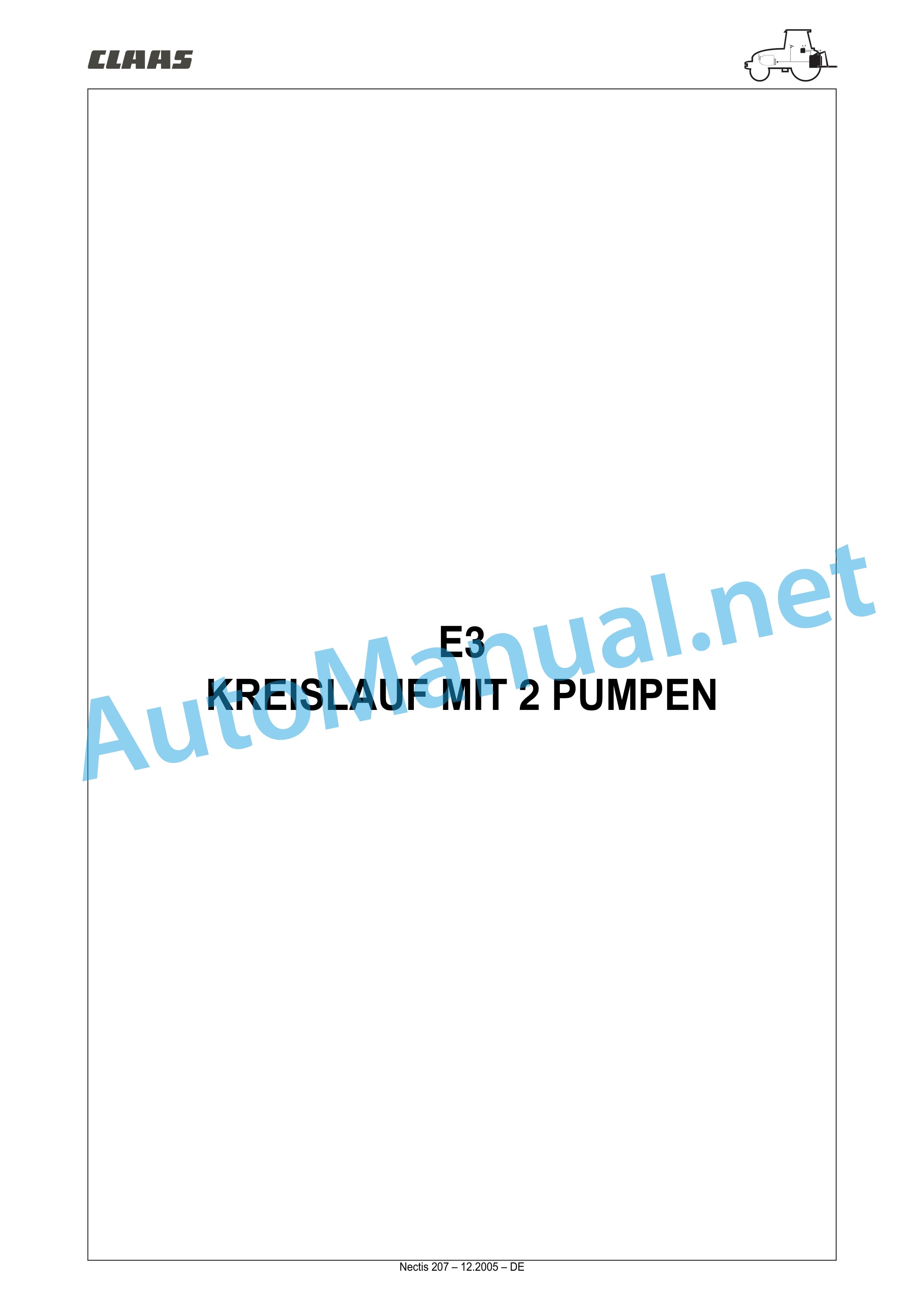 Claas NECTIS F 267 257 247 227 2+4WD (T16) Tractor Repair Manual DE 24 Claas NECTIS F 267 257 247 227 2+4WD (T16) Tractor Repair Manual DE - Image 24