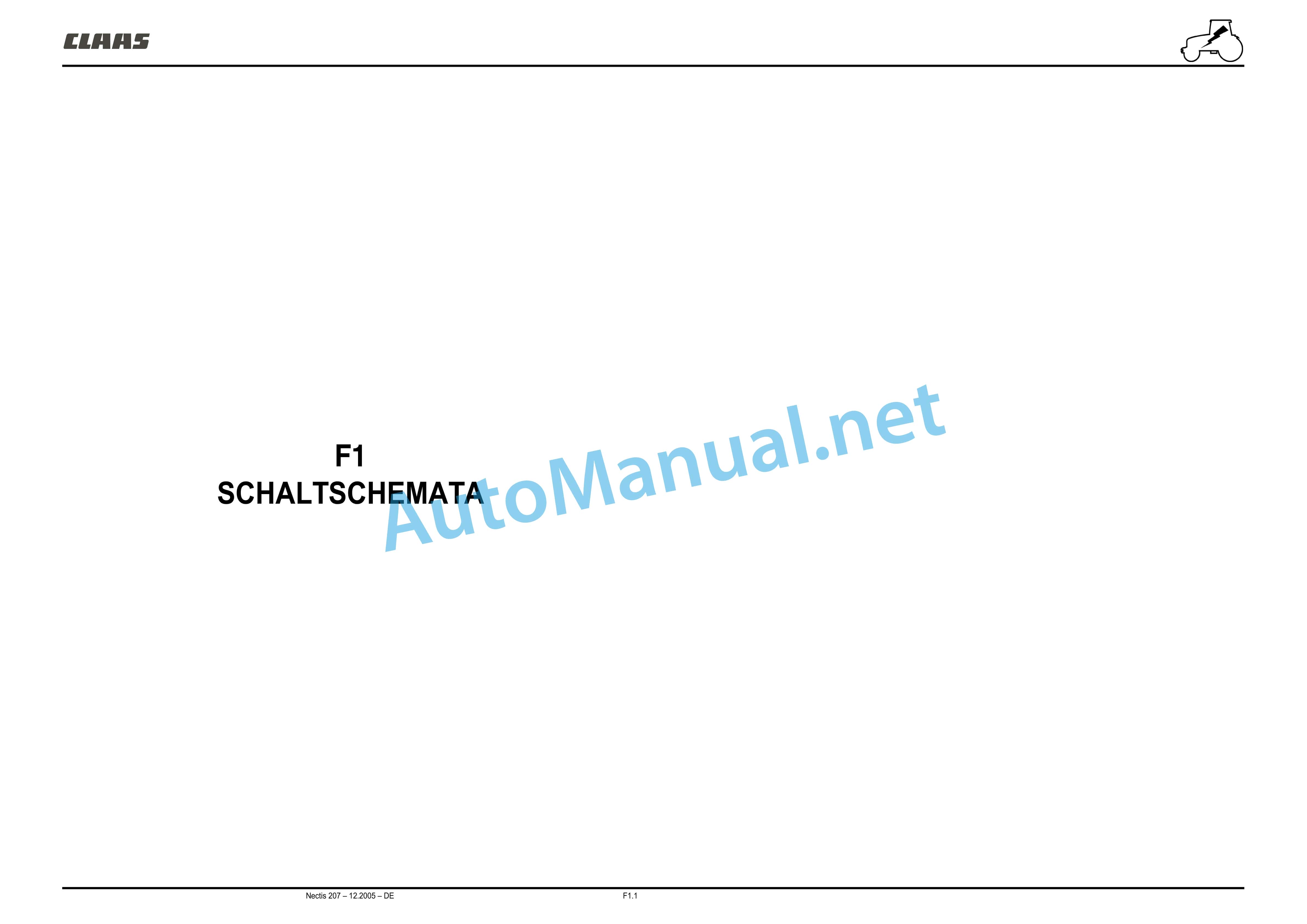 Claas NECTIS F 267 257 247 227 2+4WD (T16) Tractor Repair Manual DE 27 Claas NECTIS F 267 257 247 227 2+4WD (T16) Tractor Repair Manual DE - Image 27