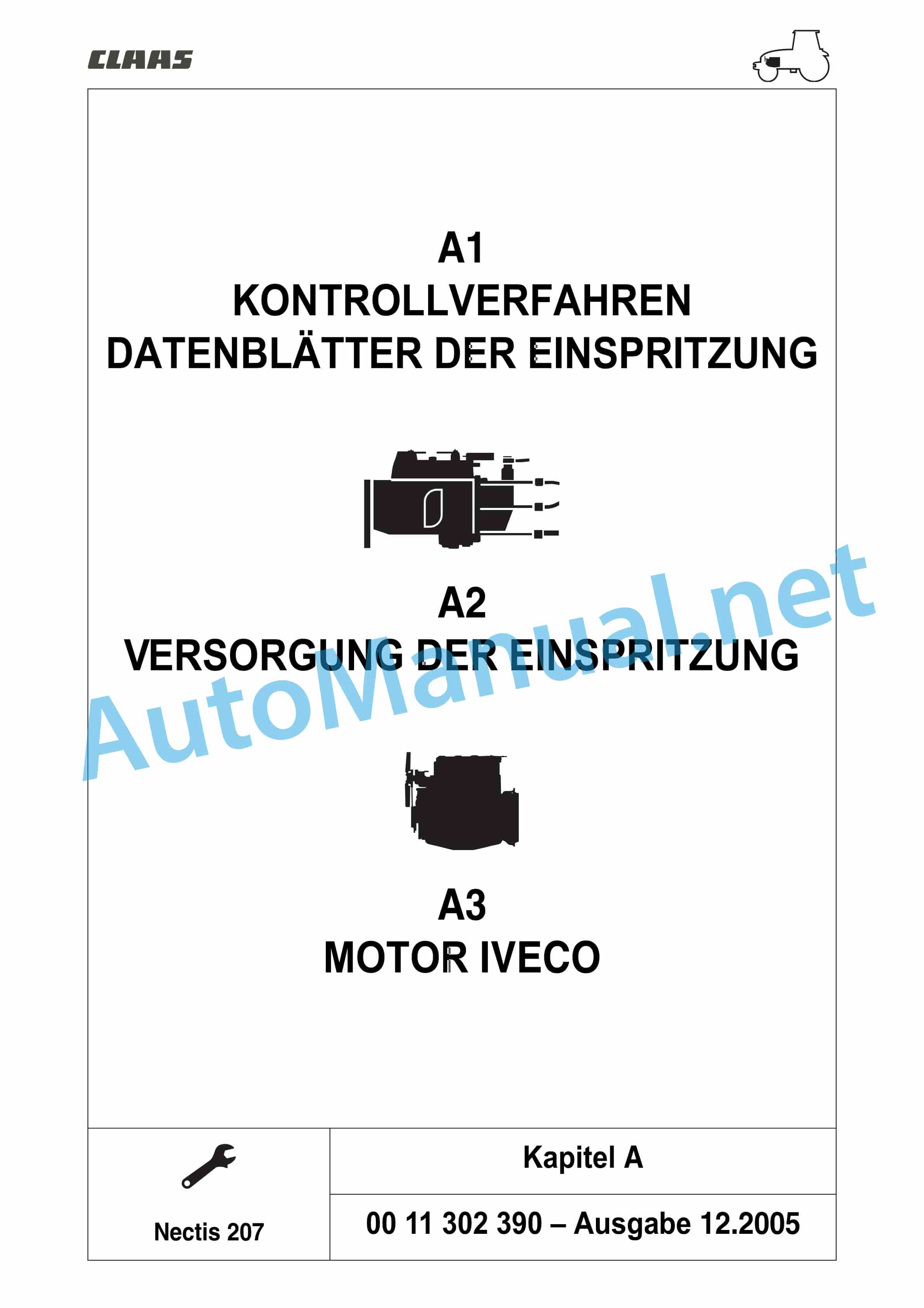 Claas NECTIS F 267 257 247 227 2+4WD (T16) Tractor Repair Manual DE 3 Claas NECTIS F 267 257 247 227 2+4WD (T16) Tractor Repair Manual DE - Image 3