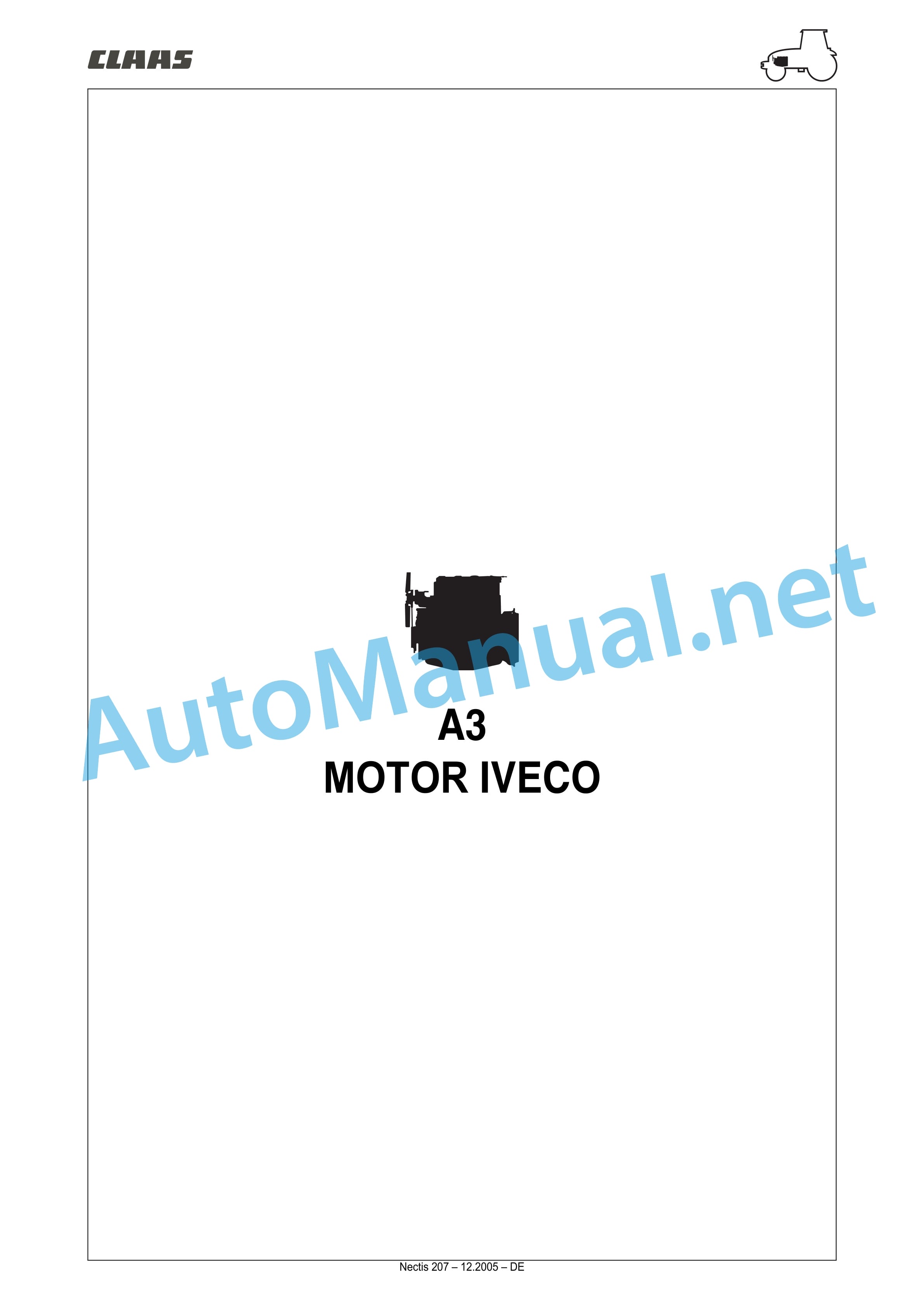 Claas NECTIS F 267 257 247 227 2+4WD (T16) Tractor Repair Manual DE 6 Claas NECTIS F 267 257 247 227 2+4WD (T16) Tractor Repair Manual DE - Image 6