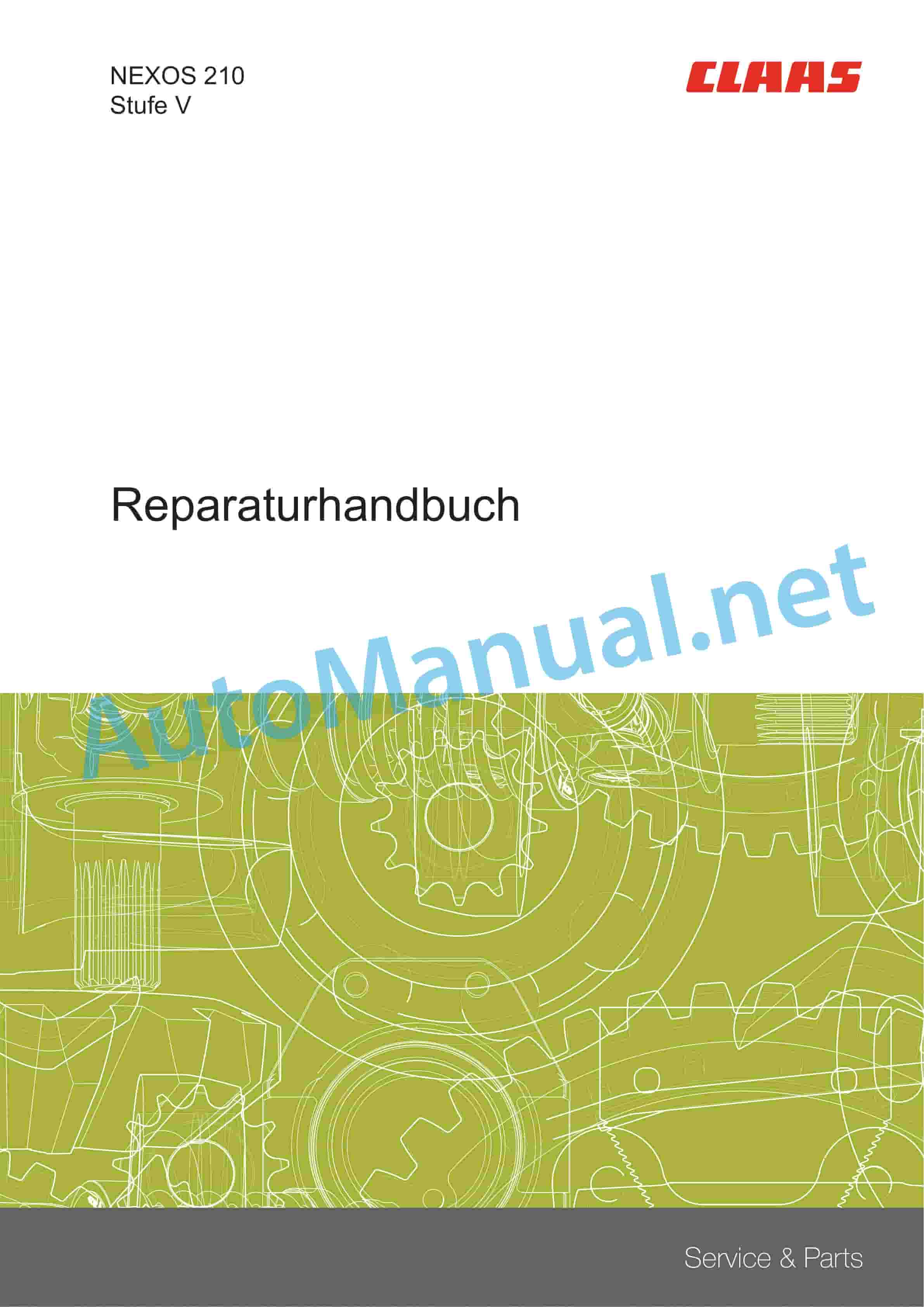 Claas NEXOS 260-210 L Stage V (A67) Tractor Repair Manual DE