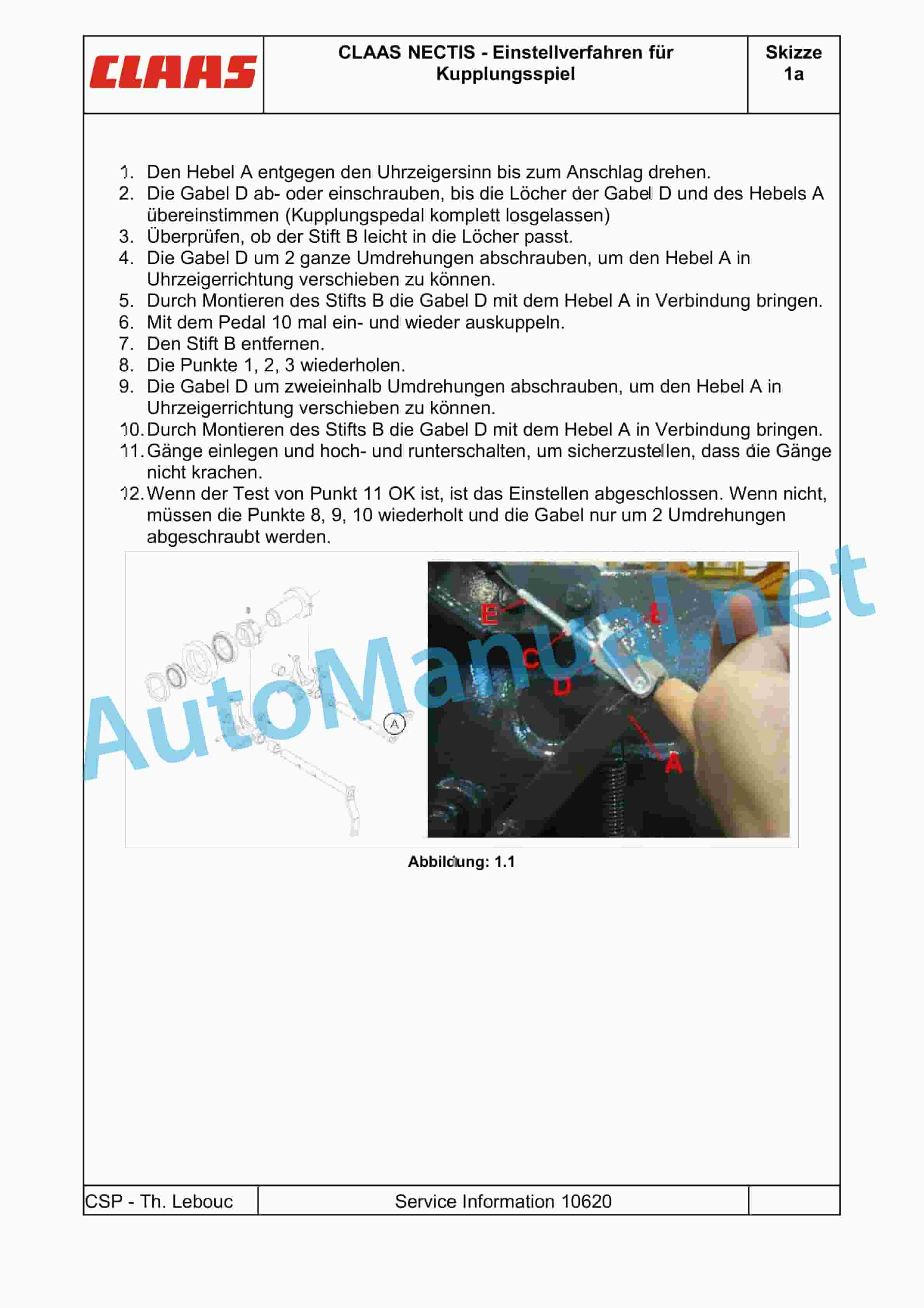 Claas NEXOS F 240-210 (A27) Tractor Repair Manual DE 2 Claas NEXOS F 240-210 (A27) Tractor Repair Manual DE - Image 2