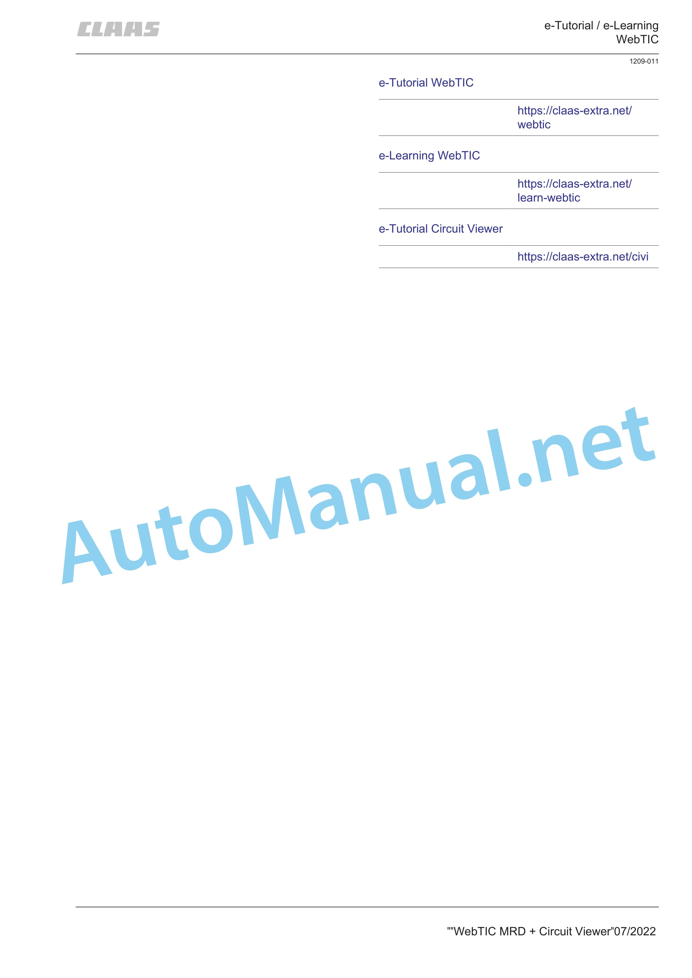 Claas Other Miscellaneous Operator Manual DE 23 Claas Other Miscellaneous Operator Manual DE - Image 23
