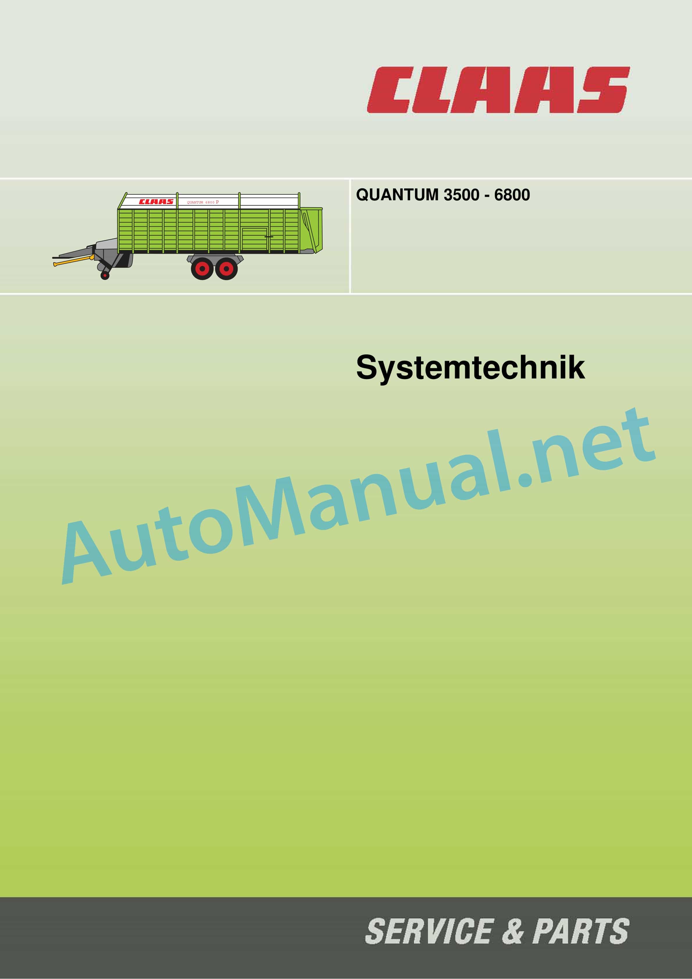 Alternative view of Claas QUANTUM 6800-4500 GT P (615) Loader Wagons Technical System DE