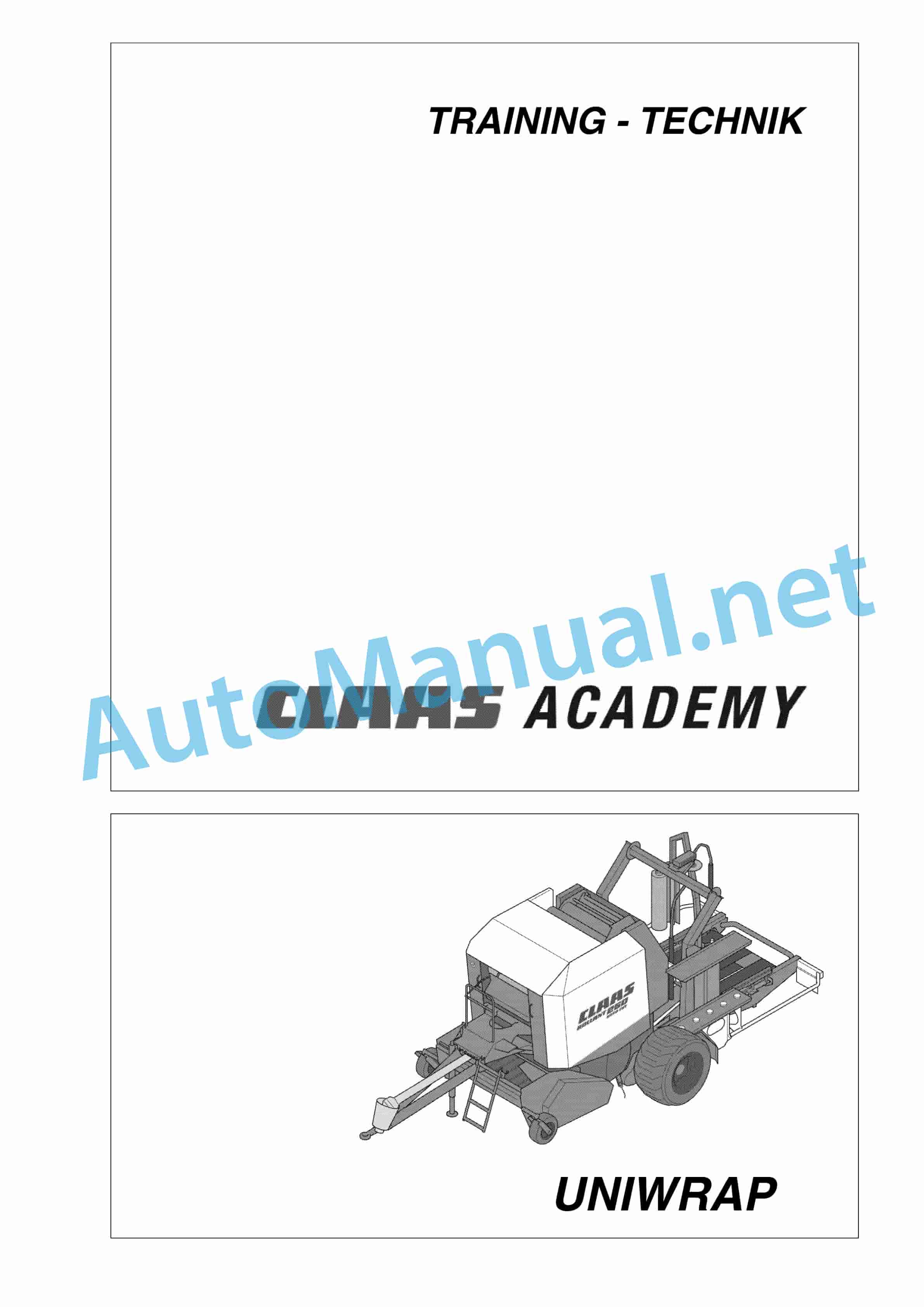 Claas ROLLANT 250 255 UNIWRAP (726) Baler Technical System DE 4 Claas ROLLANT 250 255 UNIWRAP (726) Baler Technical System DE - Image 4