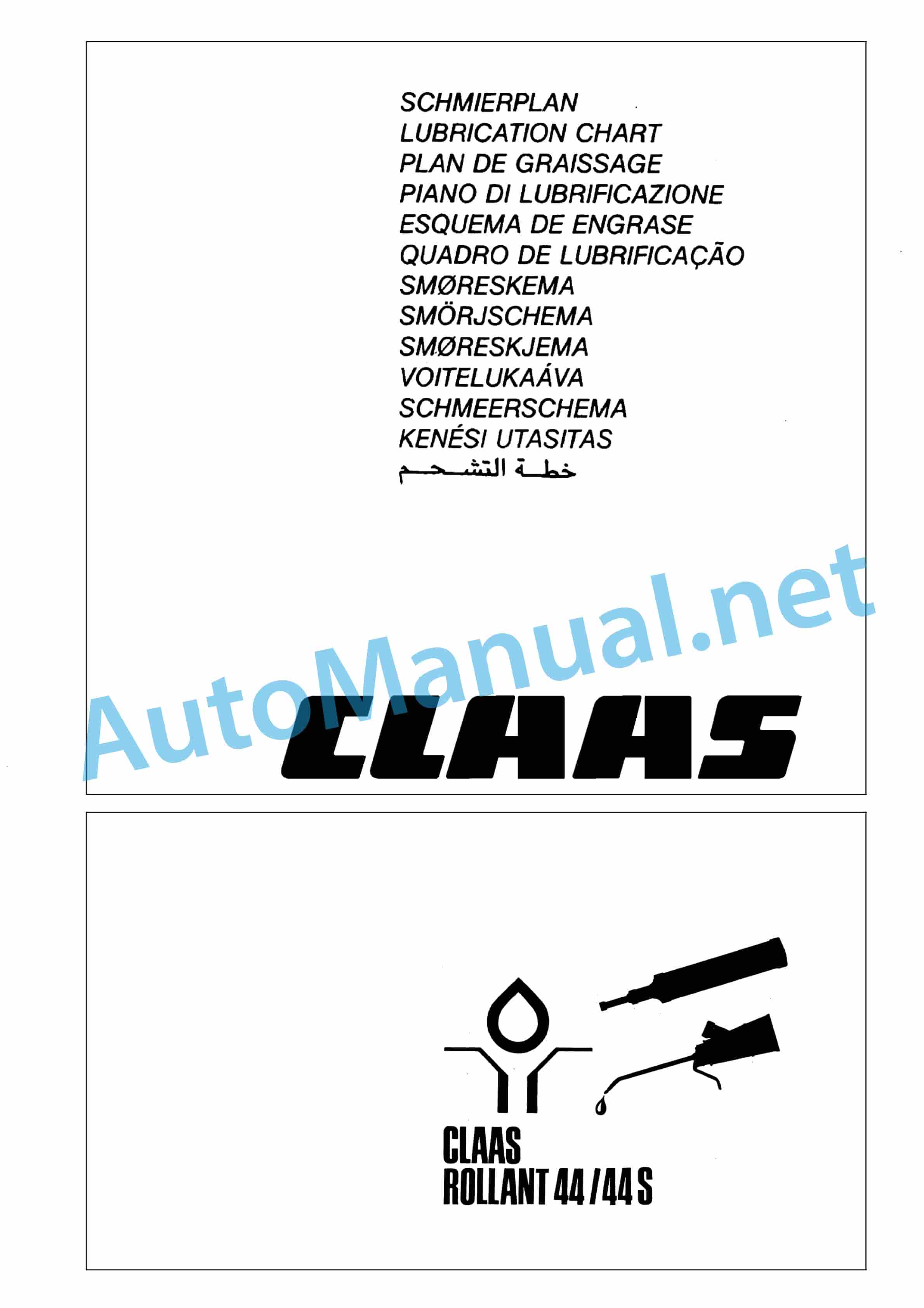 Claas ROLLANT 45 (009) Baler Operator Manual DE