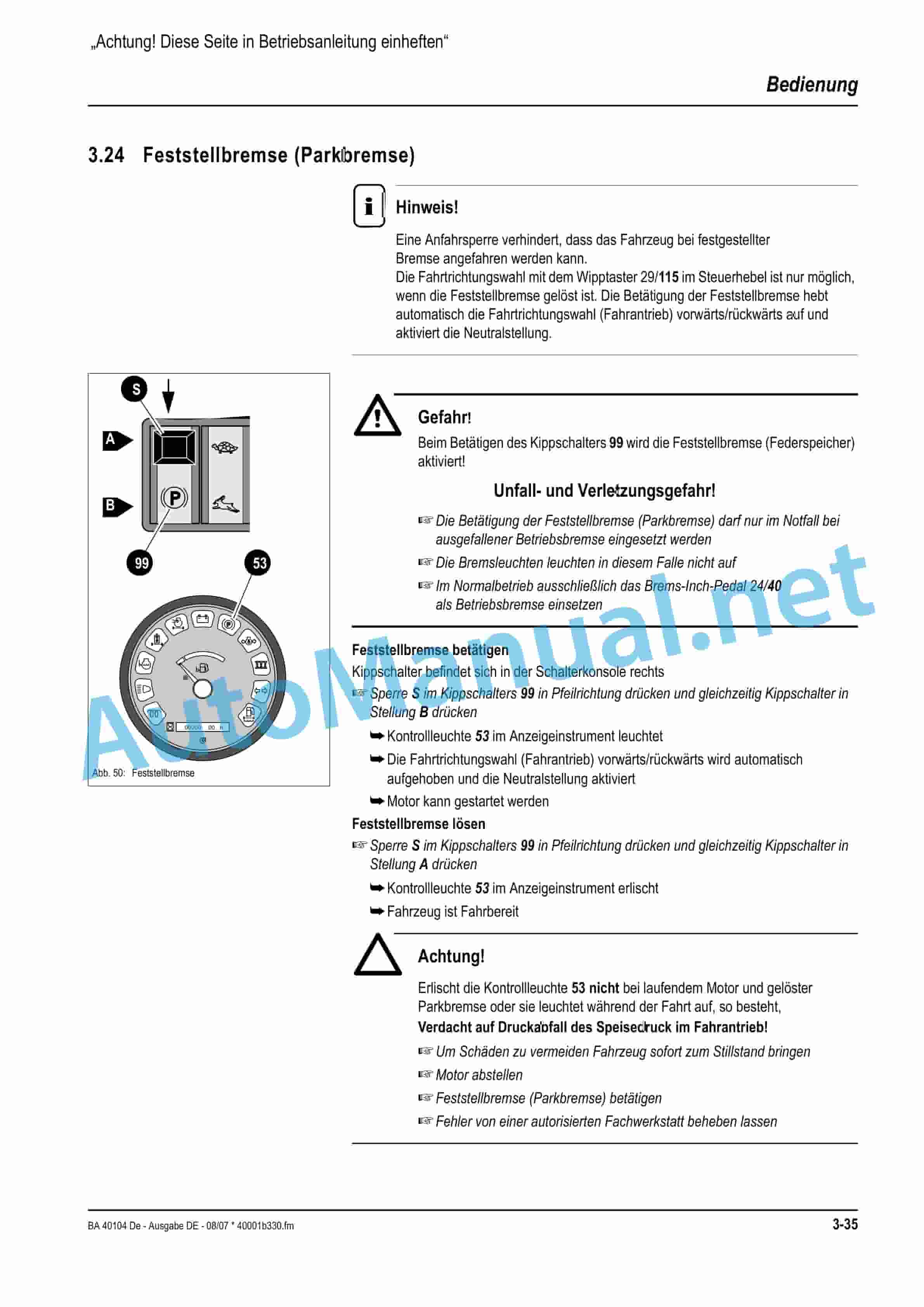 Claas SCORPION 7045 7040 (K04) Telehandlers Operator Manual DE