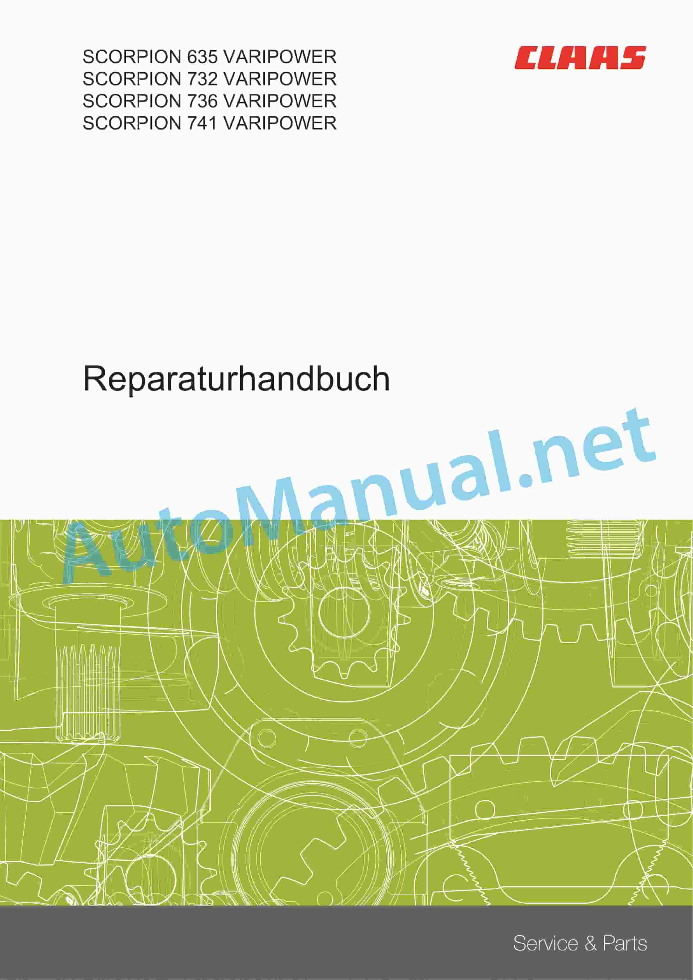 Claas SCORPION 732 (K31) Telehandlers Repair Manual DE 2 Claas SCORPION 732 (K31) Telehandlers Repair Manual DE - Image 2