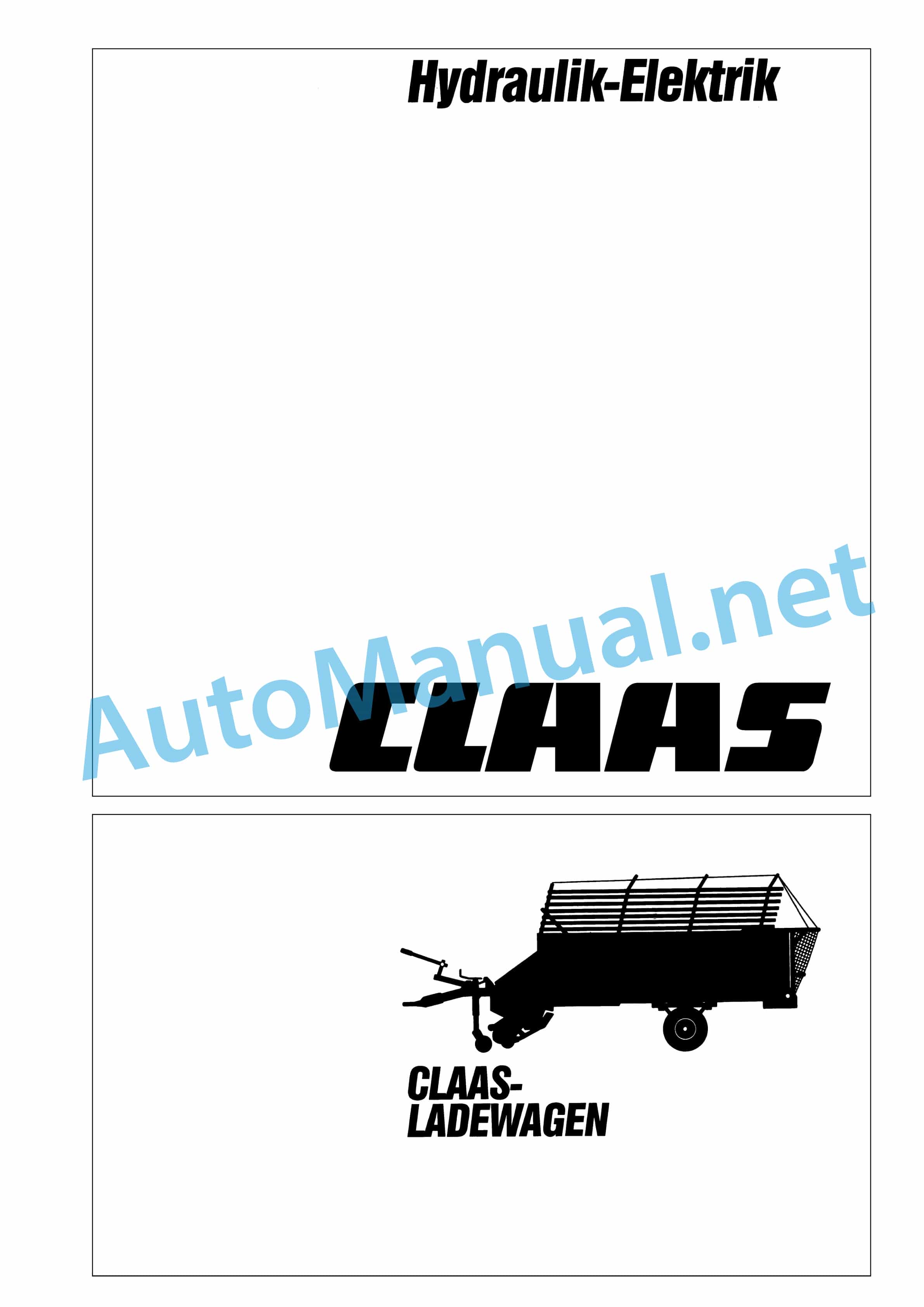 Claas SPRINT 445 K (377) Loader Wagons Technical System DE 1 Claas SPRINT 445 K (377) Loader Wagons Technical System DE