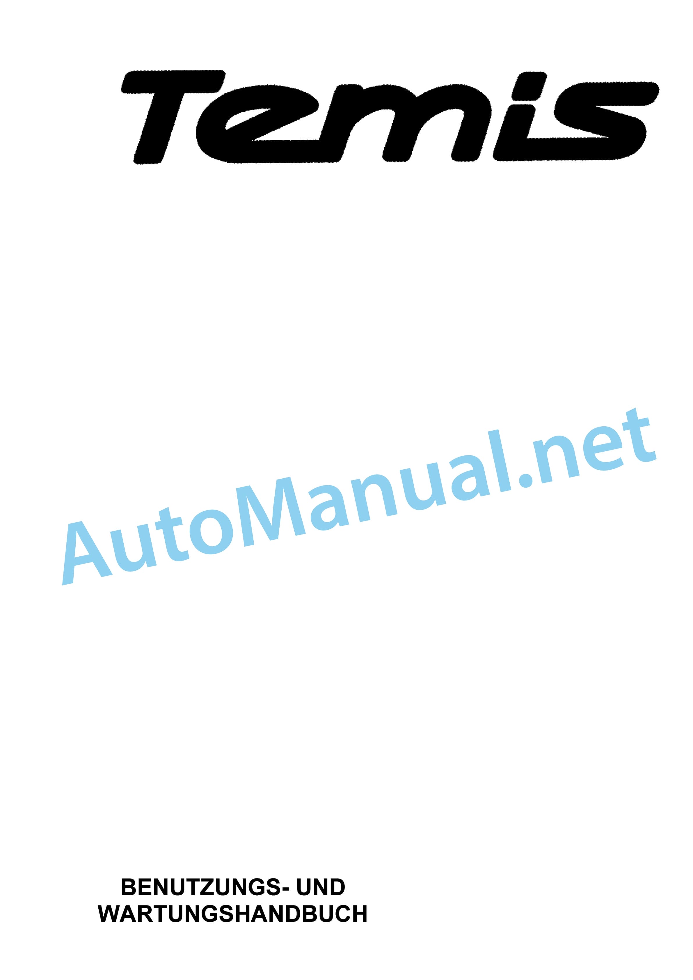 Alternative view of Claas TEMIS 650 630 610 RX, X, Z (T05) Tractor Operator Manual DE