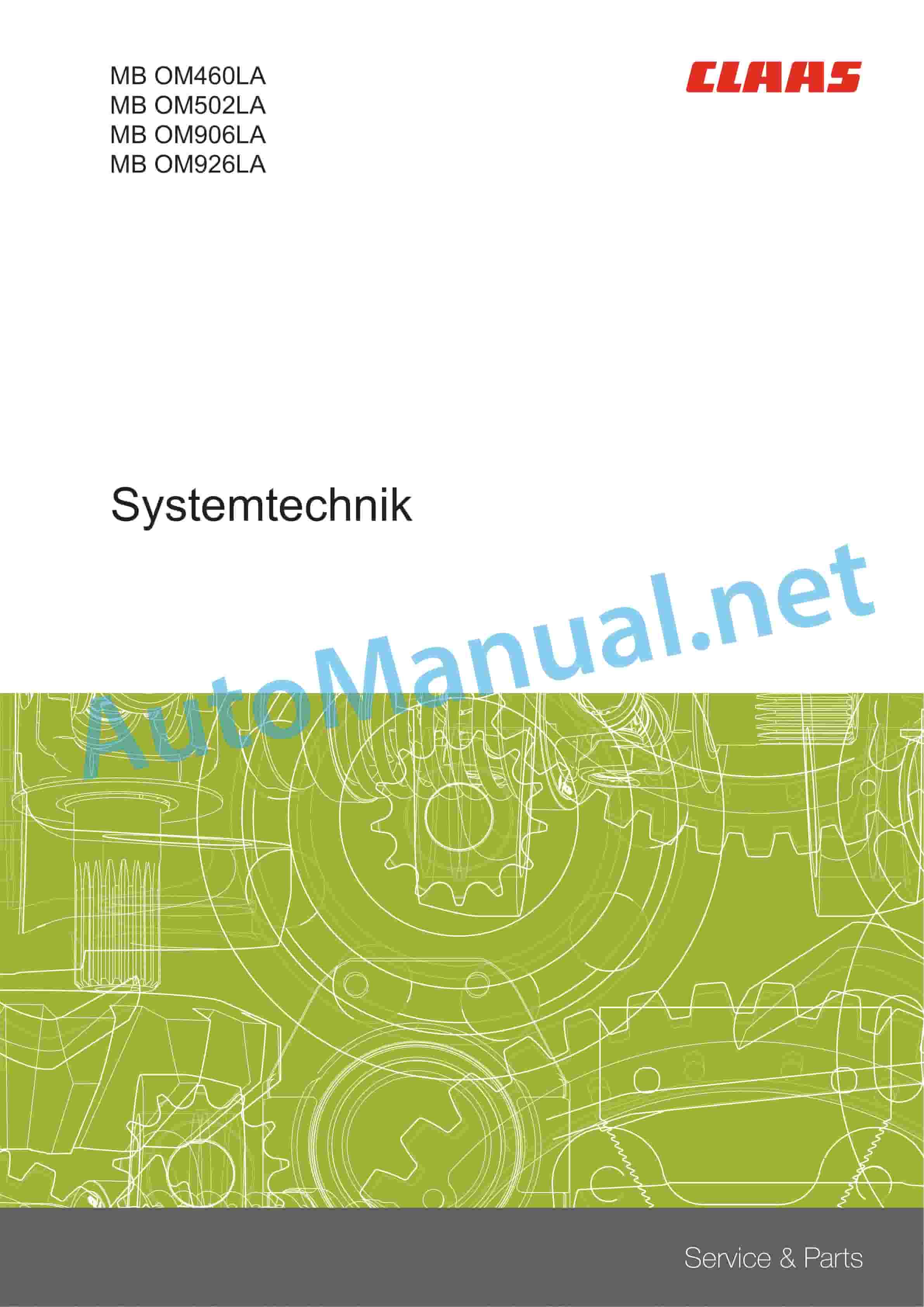Claas TUCANO 320 (L32) Combine Technical System DE