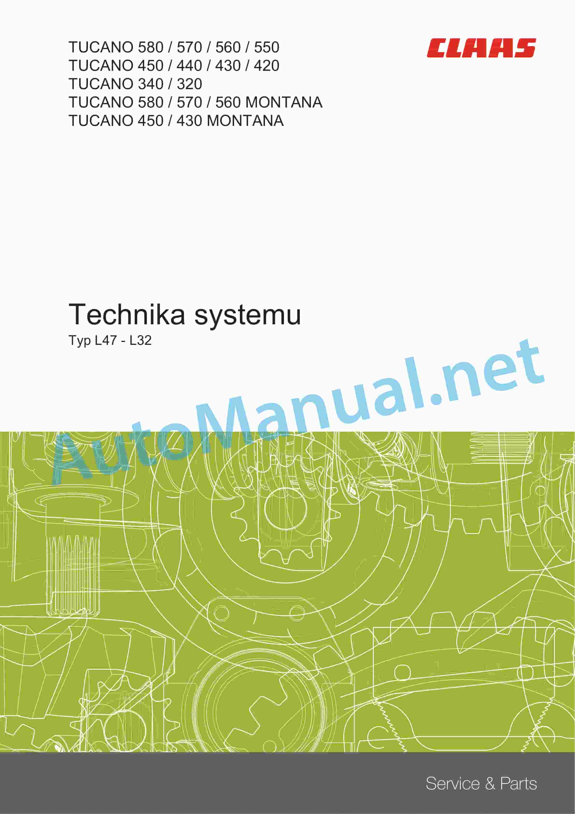 Claas TUCANO 320 (L32) Combine Technical System PL 3 Claas TUCANO 320 (L32) Combine Technical System PL - Image 3