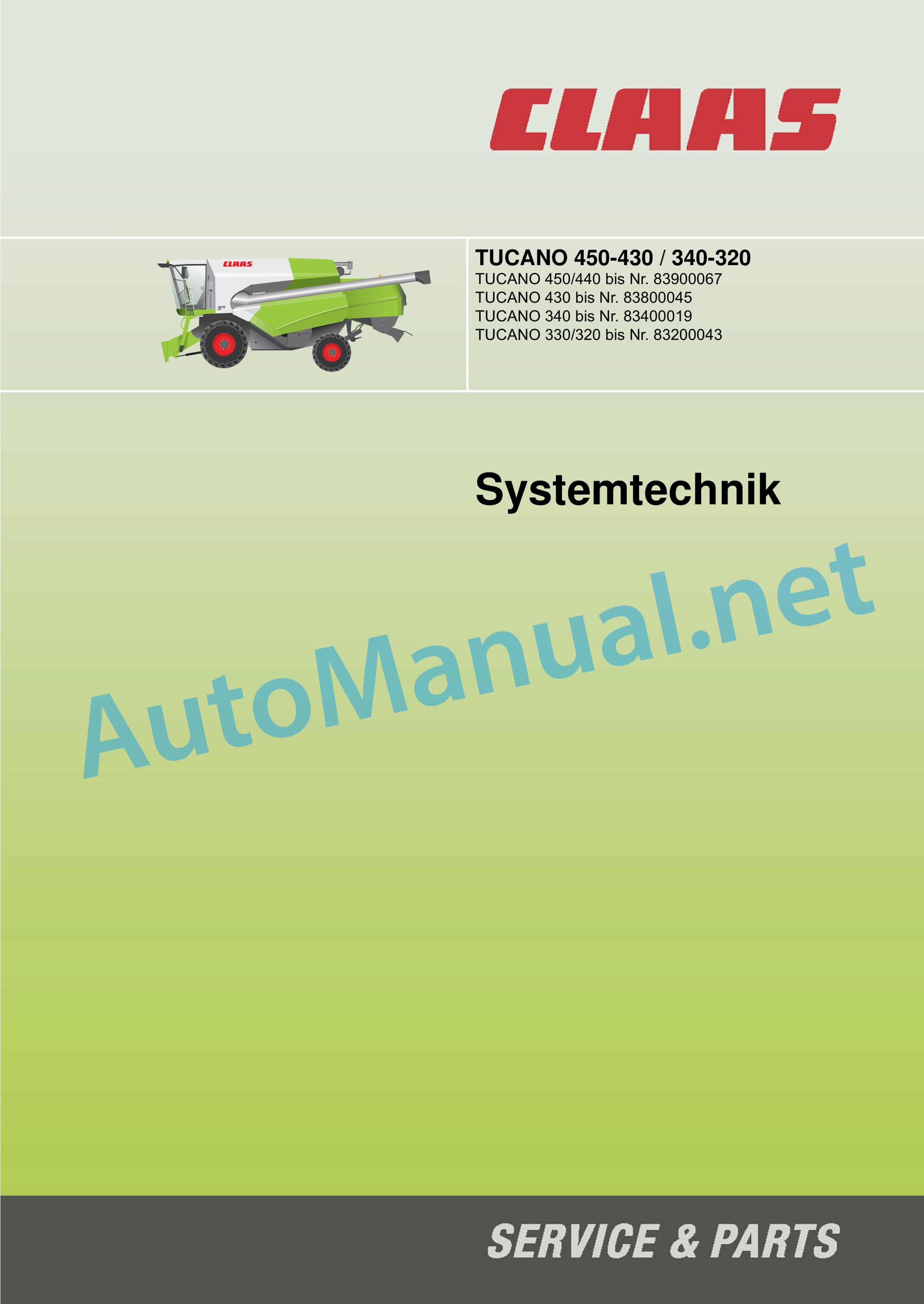 Claas TUCANO 340 (834) Combine Technical System DE 5 Claas TUCANO 340 (834) Combine Technical System DE - Image 5
