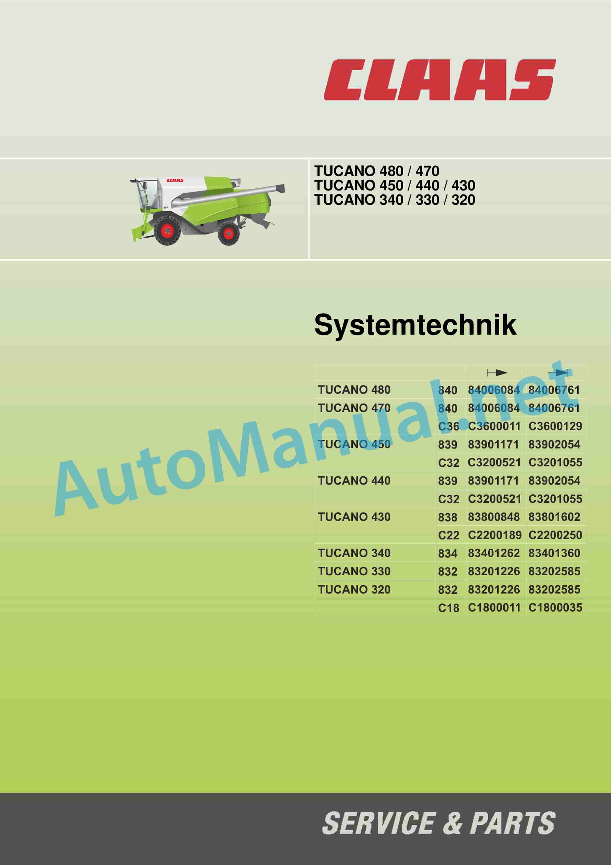 Claas TUCANO 430 (C22) Combine Technical System DE 3 Claas TUCANO 430 (C22) Combine Technical System DE - Image 3