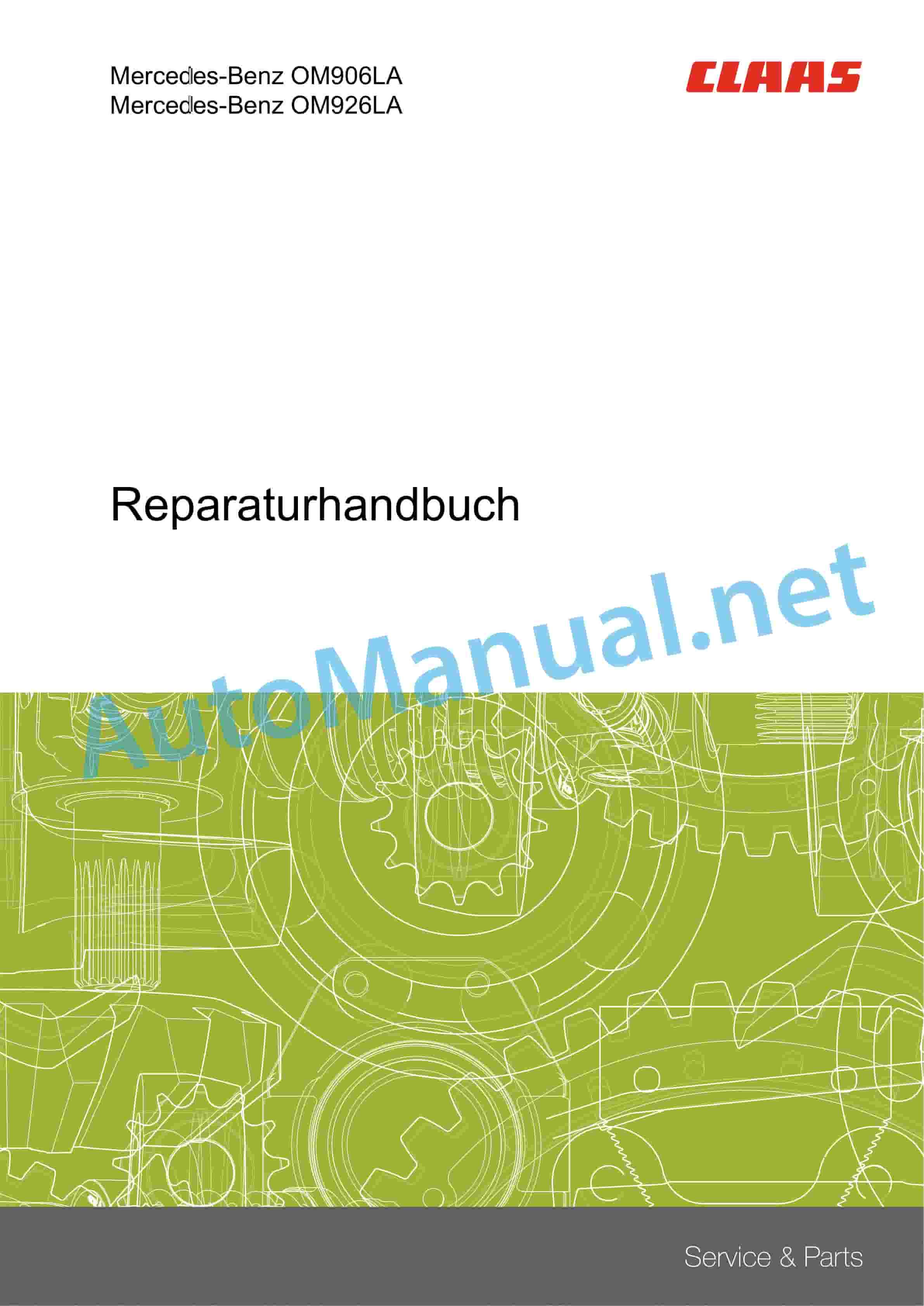Alternative view of Claas TUCANO 560 (L16) Combine Repair Manual DE