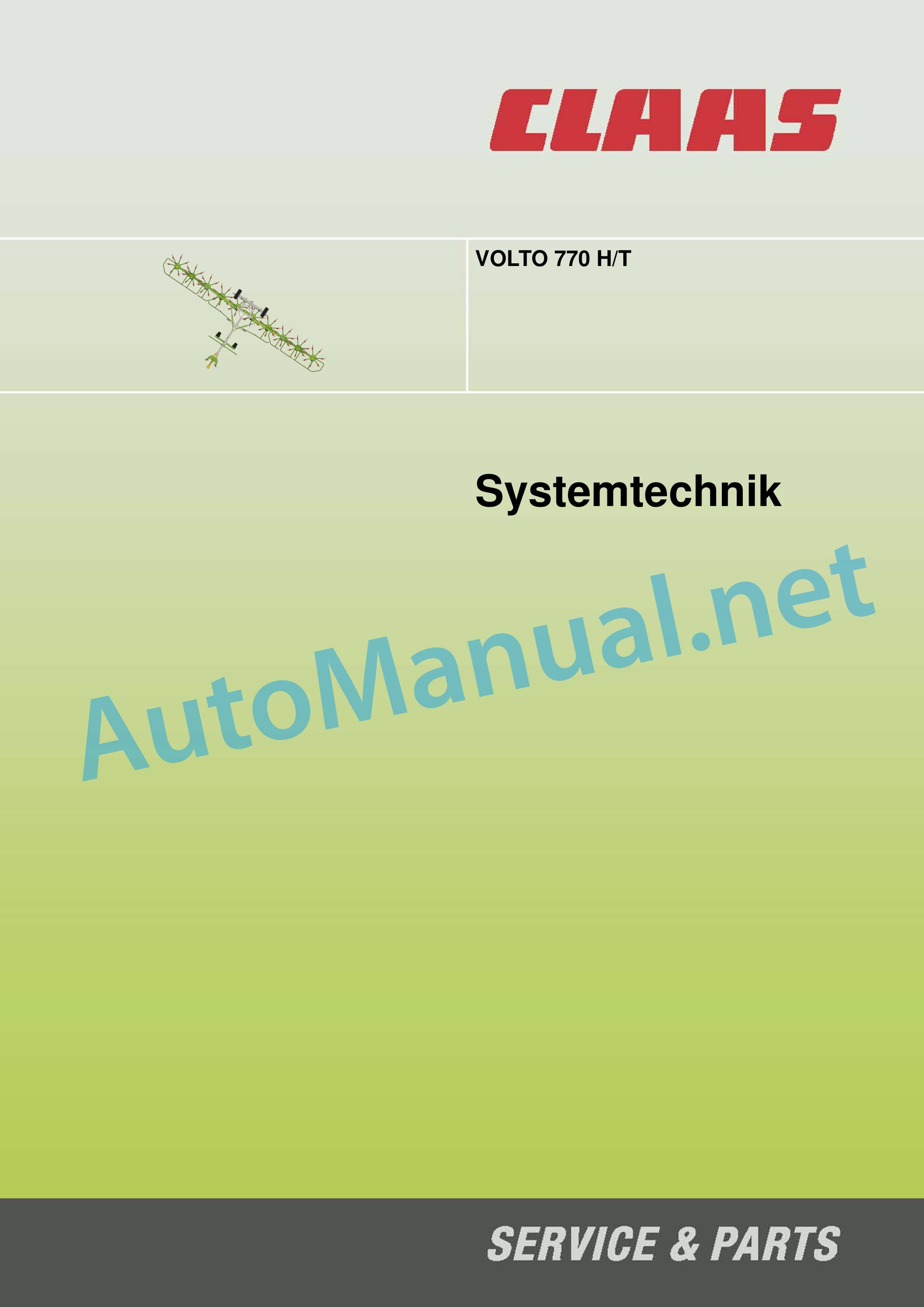 Alternative view of Claas VOLTO 770 T (627) Tedders Technical System DE
